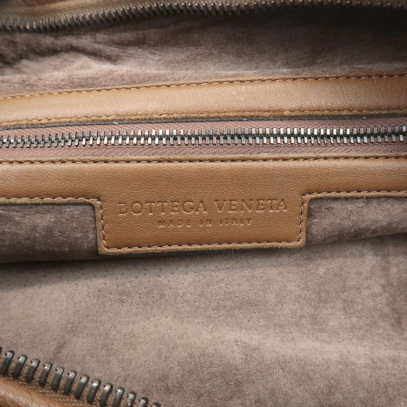 BOTTEGA VENETA Hobo Intrecciato Leather Shoulder Bag Brown 115653 Used