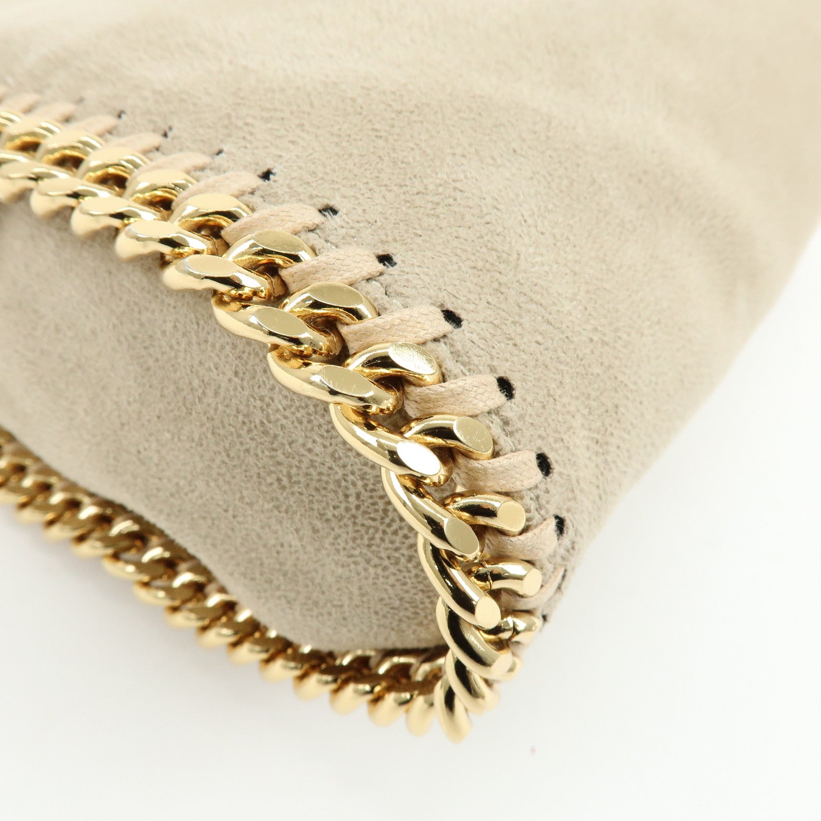 STELLA MCCARTNEY Polyester Shoulder Bag Crossbody Bag Beige