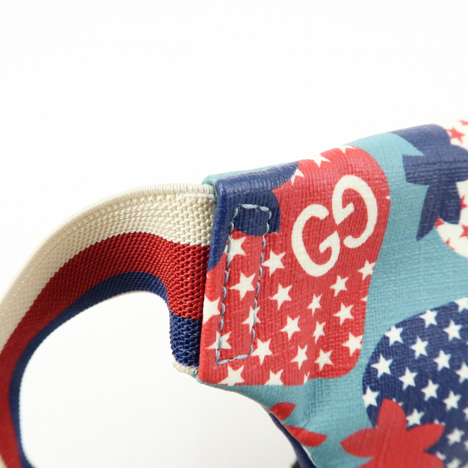GUCCI Children's Sherry PVC Waist Pouch Body Bag Strawberry 502095