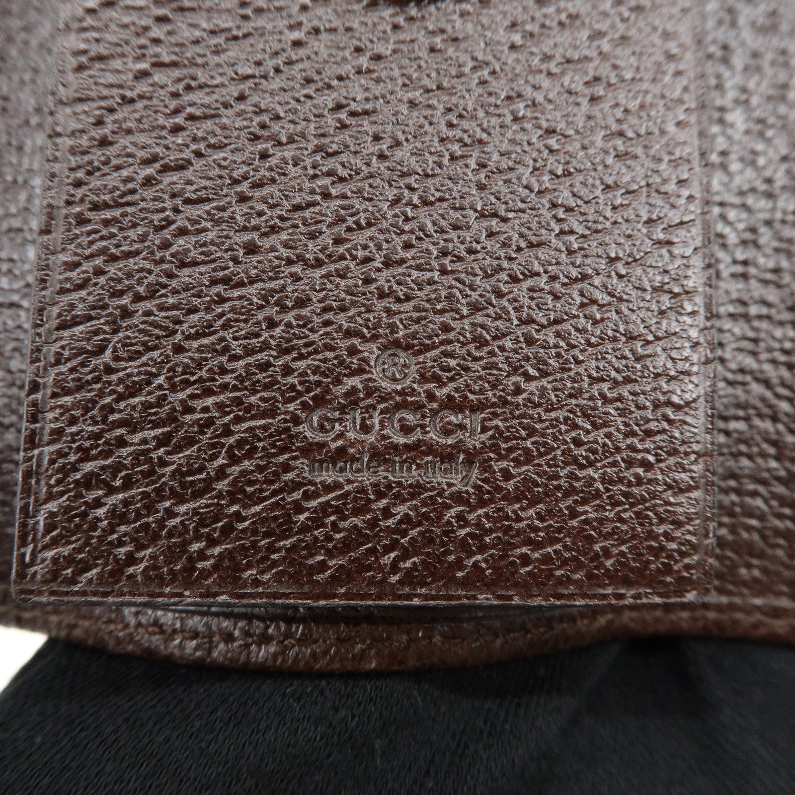 GUCCI GG Canvas Leather 6 Ring Key Case Beige Brown 127048