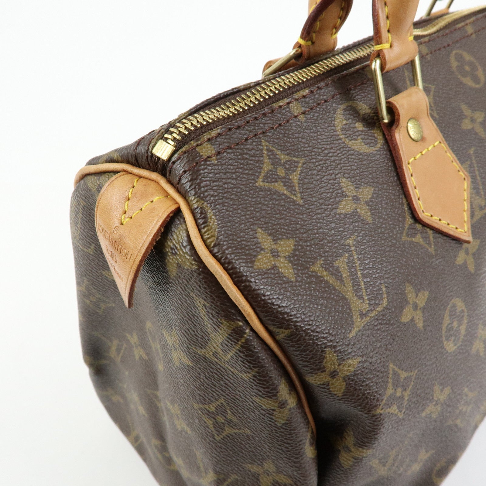 Louis Vuitton Monogram Speedy 30 Boston Bag Hand Bag Brown M41526