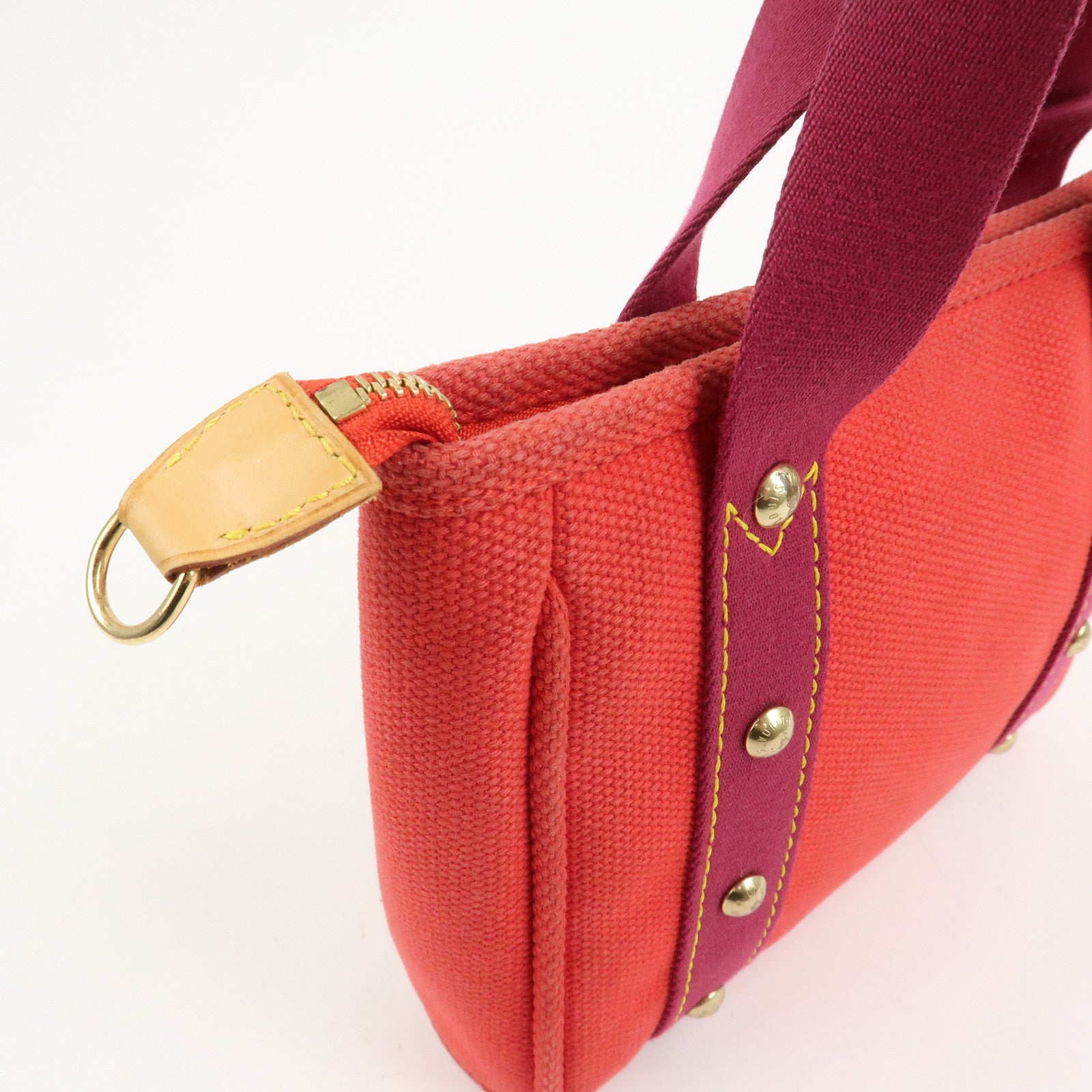 Louis Vuitton Antigua Cabas PM Hand Bag Rouge M40037