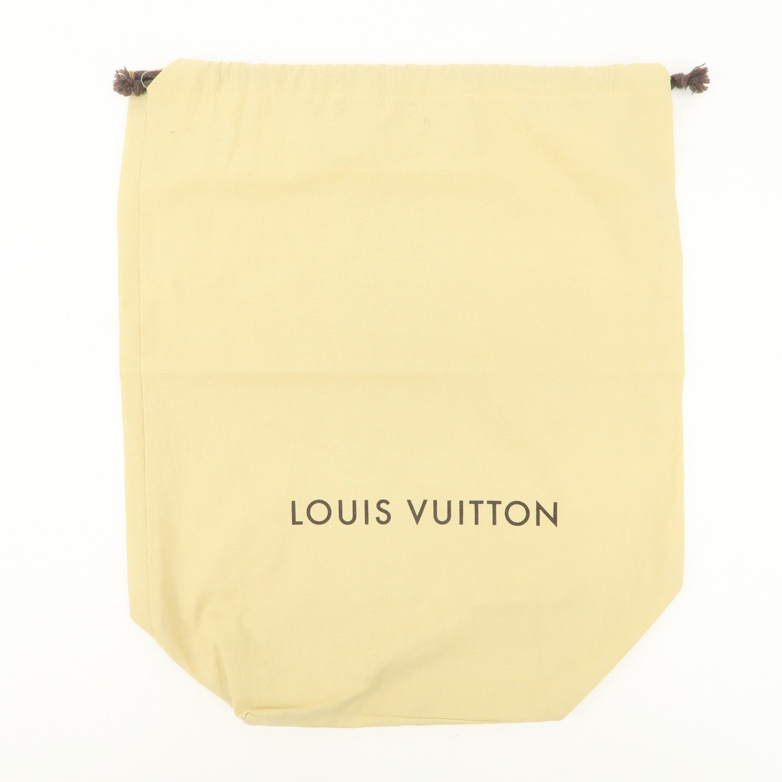 Louis Vuitton Set of 10 Dust Bag Storage Bag Drawstring Style Beige Used
