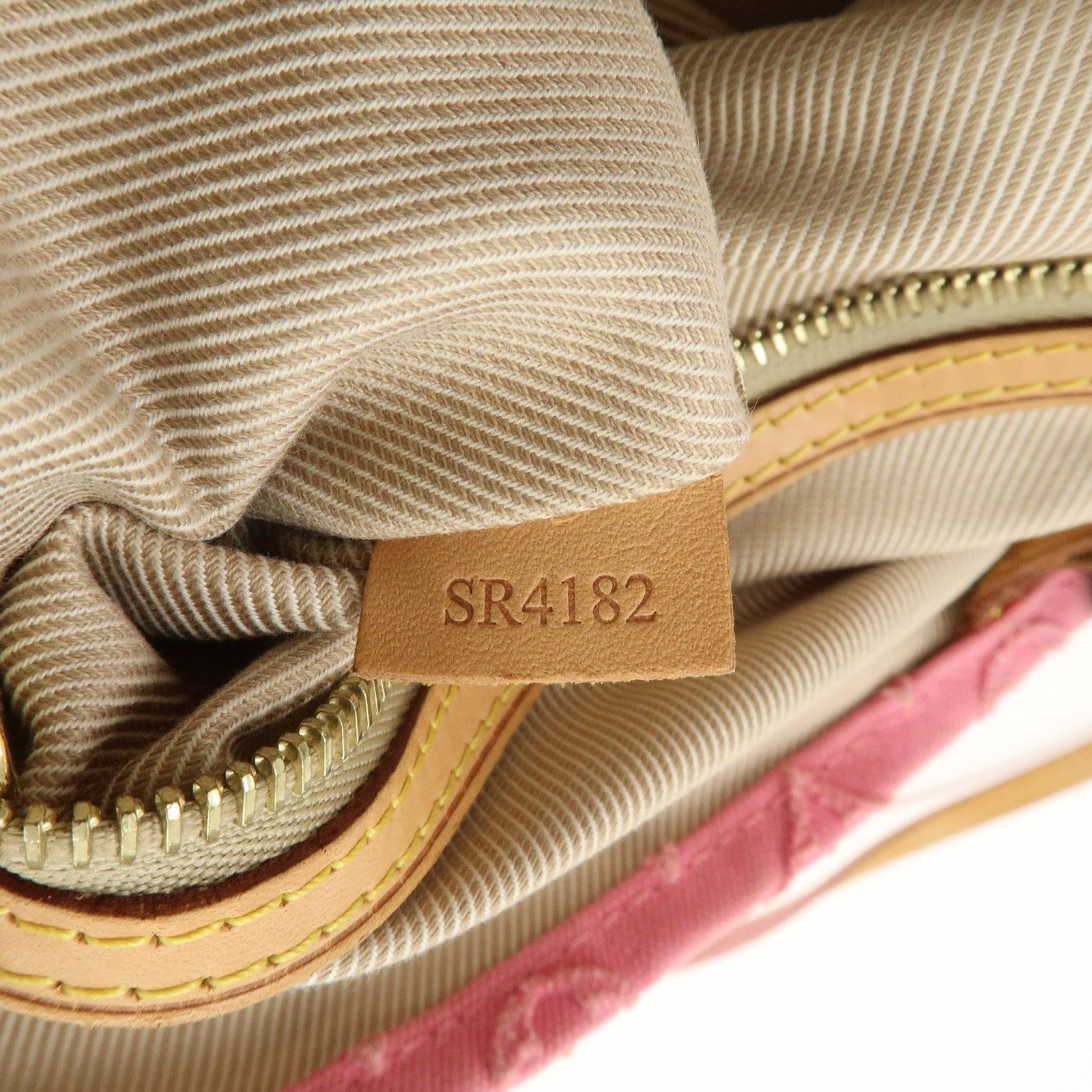 Louis Vuitton Monogram Stone Neverfull MM Tote Bag Shoulder Bag Rose M40834