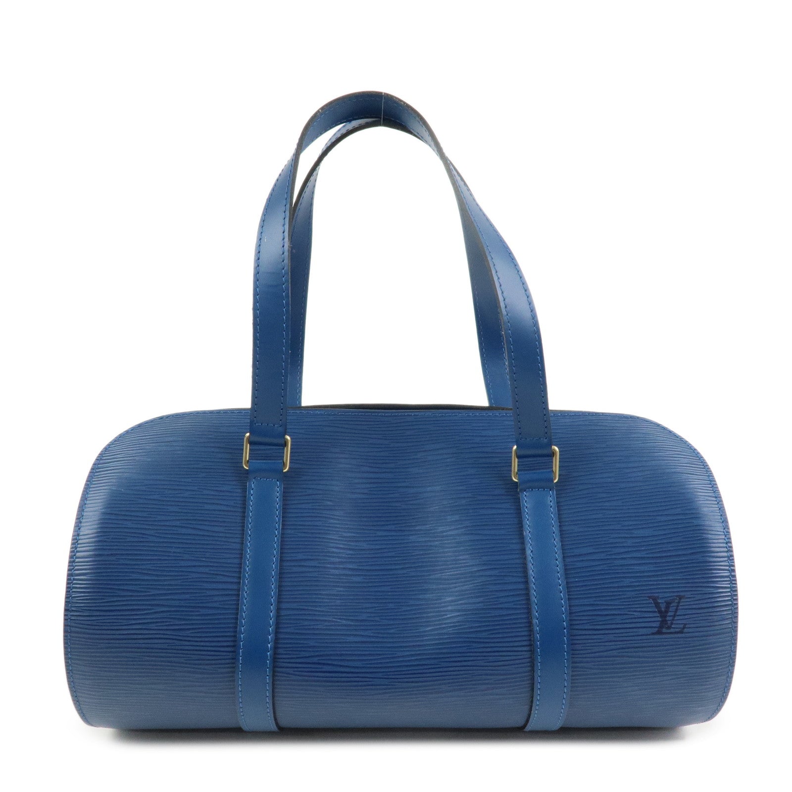 Louis Vuitton Epi Soufflot Shoulder Bag Hand Bag Toledo Blue M52225