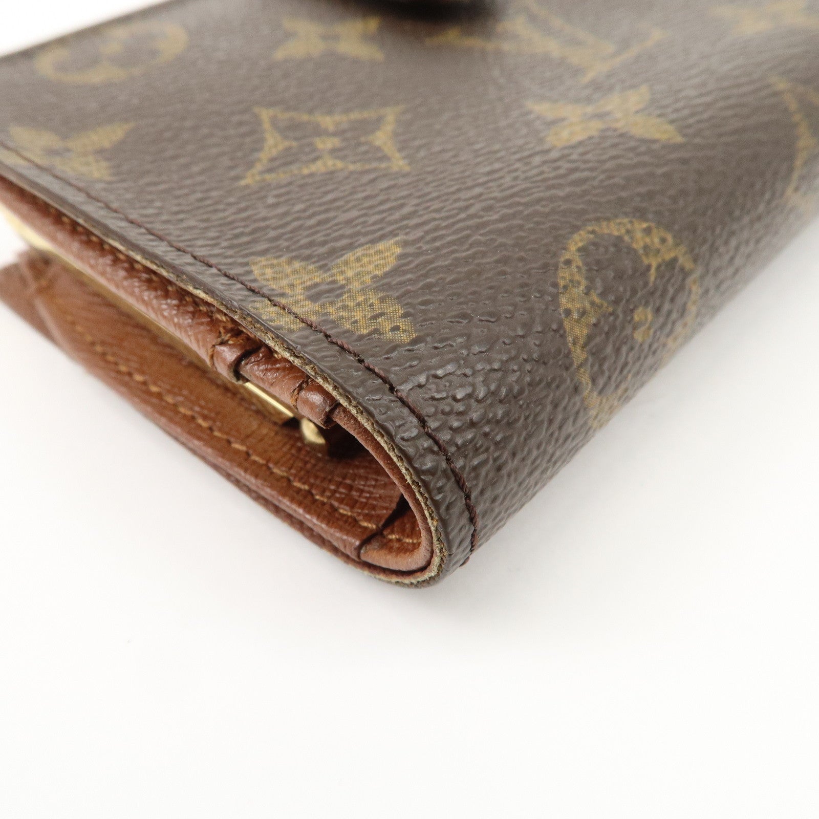 Louis Vuitton Monogram Portefeuille Viennois Wallet Brown M61674 Used