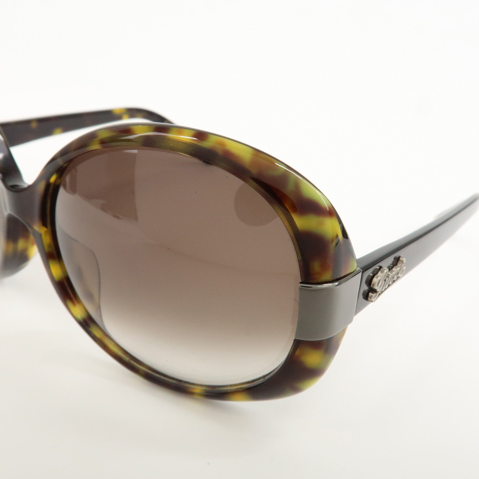 GUCCI Plastic Tortoiseshell Sunglasses 086JS 58□17 130 GG3112FS