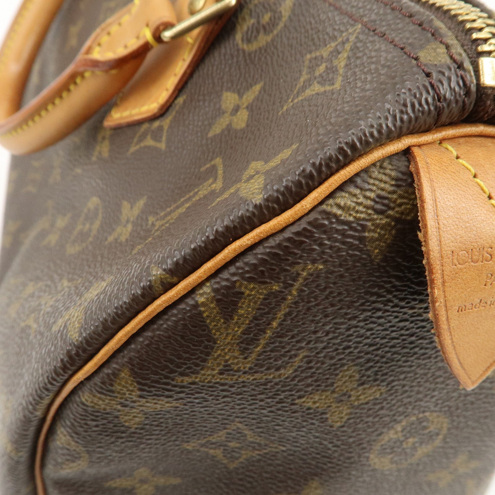 Louis Vuitton Monogram Speedy 30 Boston Bag Hand Bag Brown M41526