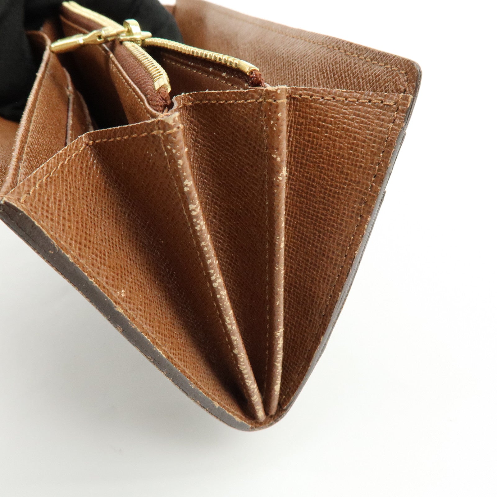 Louis Vuitton Monogram Portefeuille Sarah Long Wallet Brown M61734