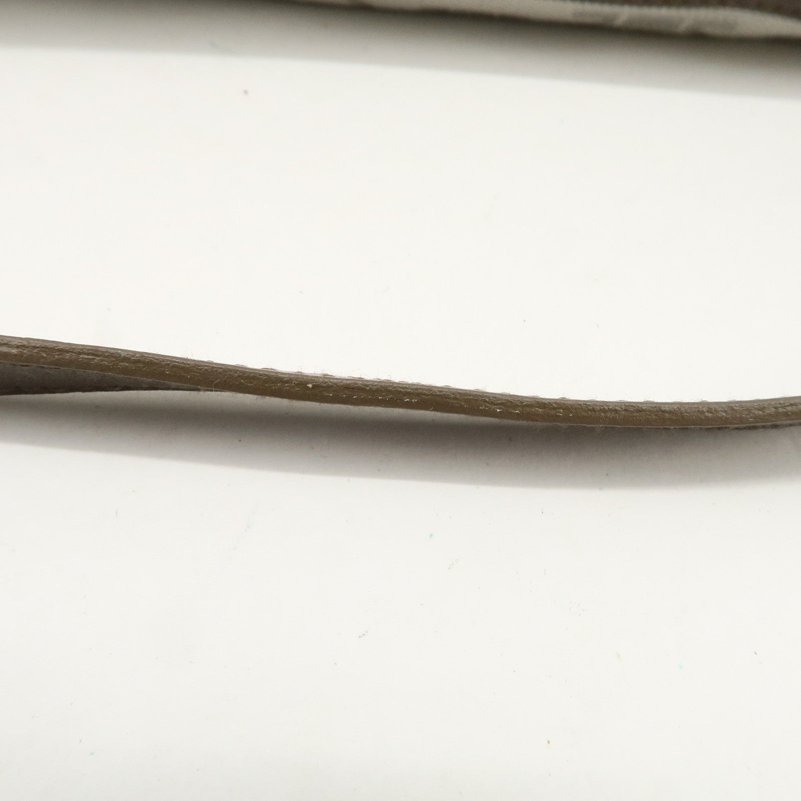 Ferragamo Gancini Leather Canvas Shoulder Bag Brown Silver Used