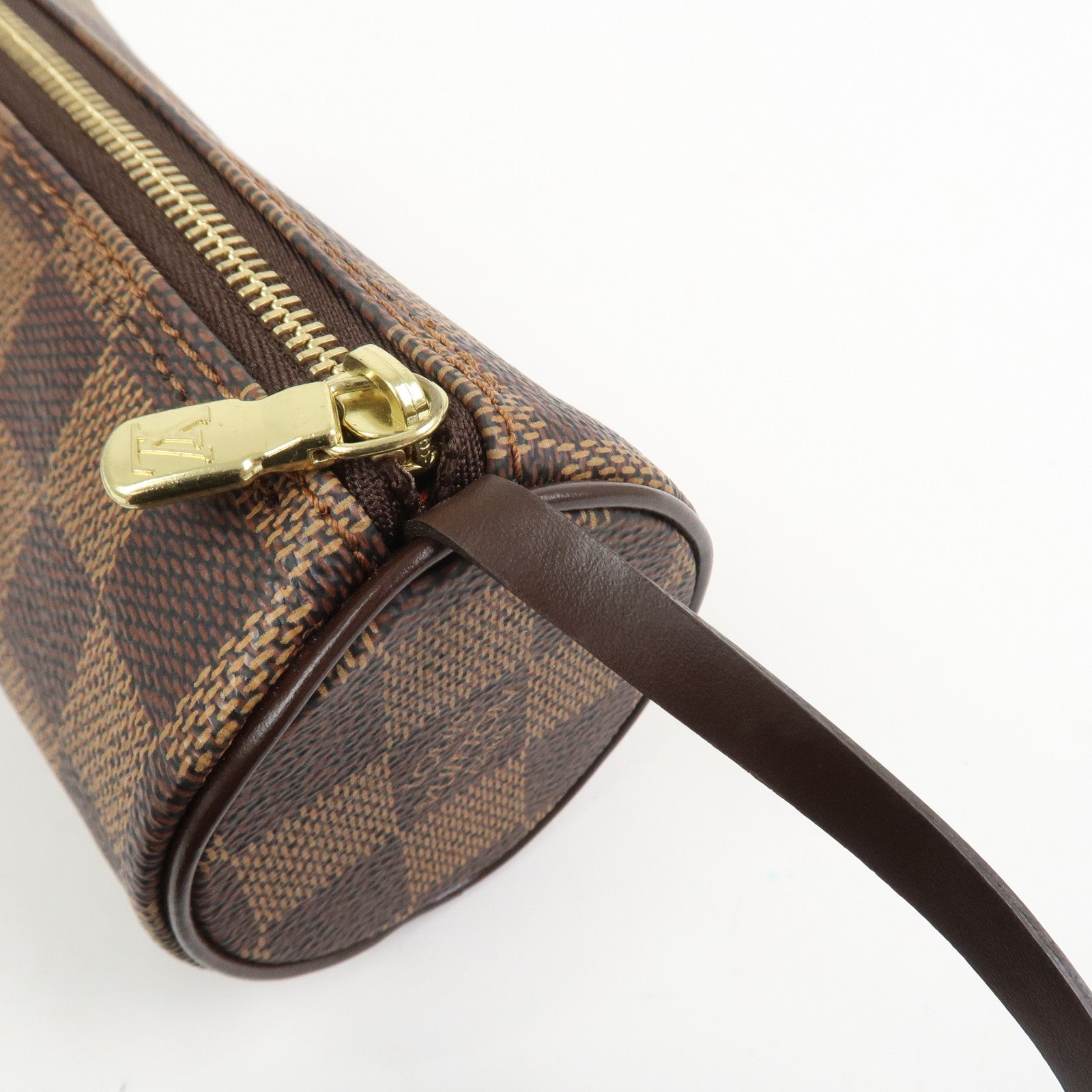 Louis Vuitton Damier Ebene Mini Pouch for Papillon Bag Brown