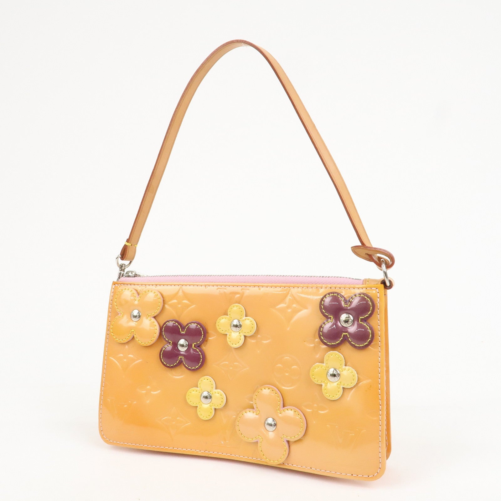 Louis Vuitton Monogram Vernis Flower Lexington Pouch M92248