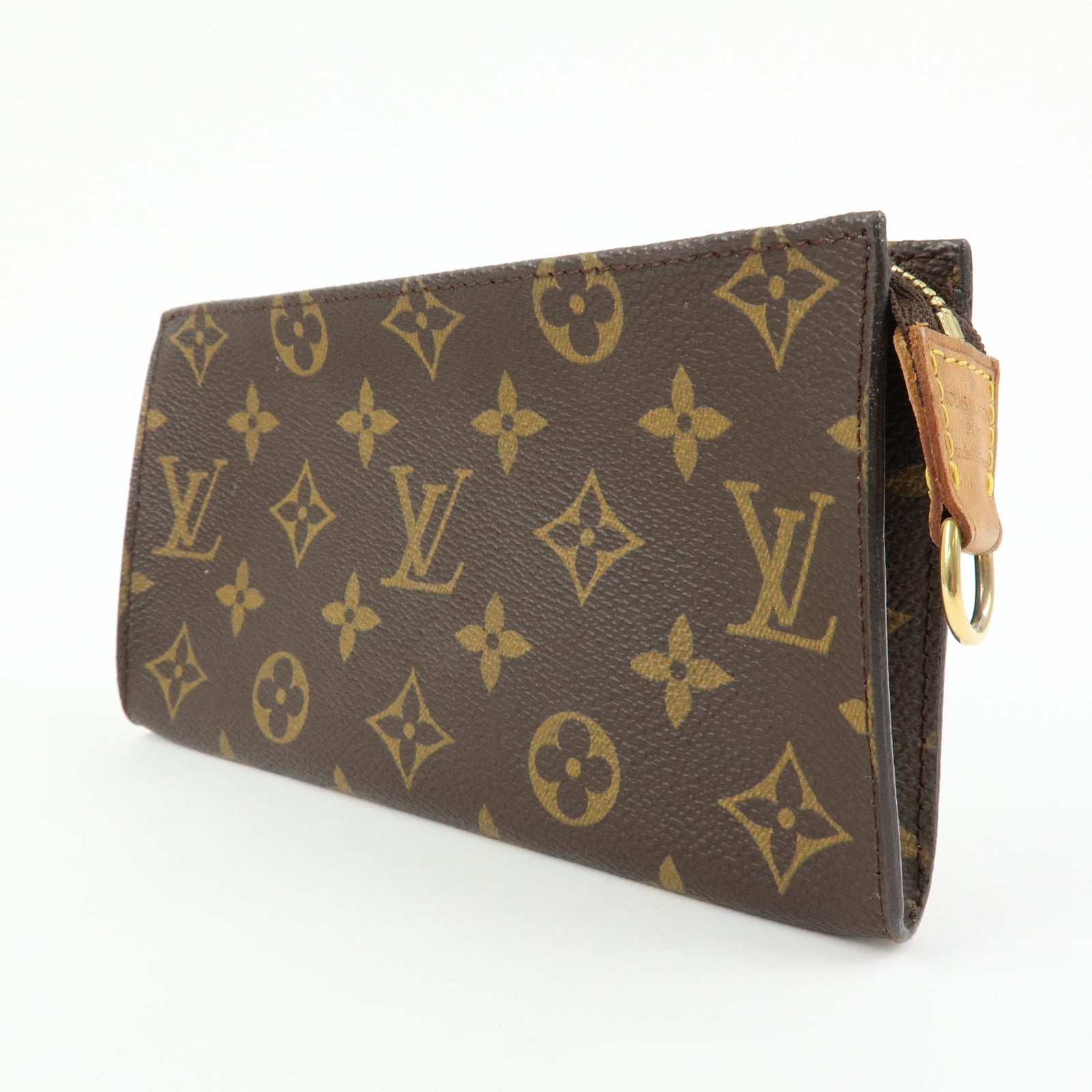 Louis Vuitton Monogram Canvas Pouch for Baguette GM Brown