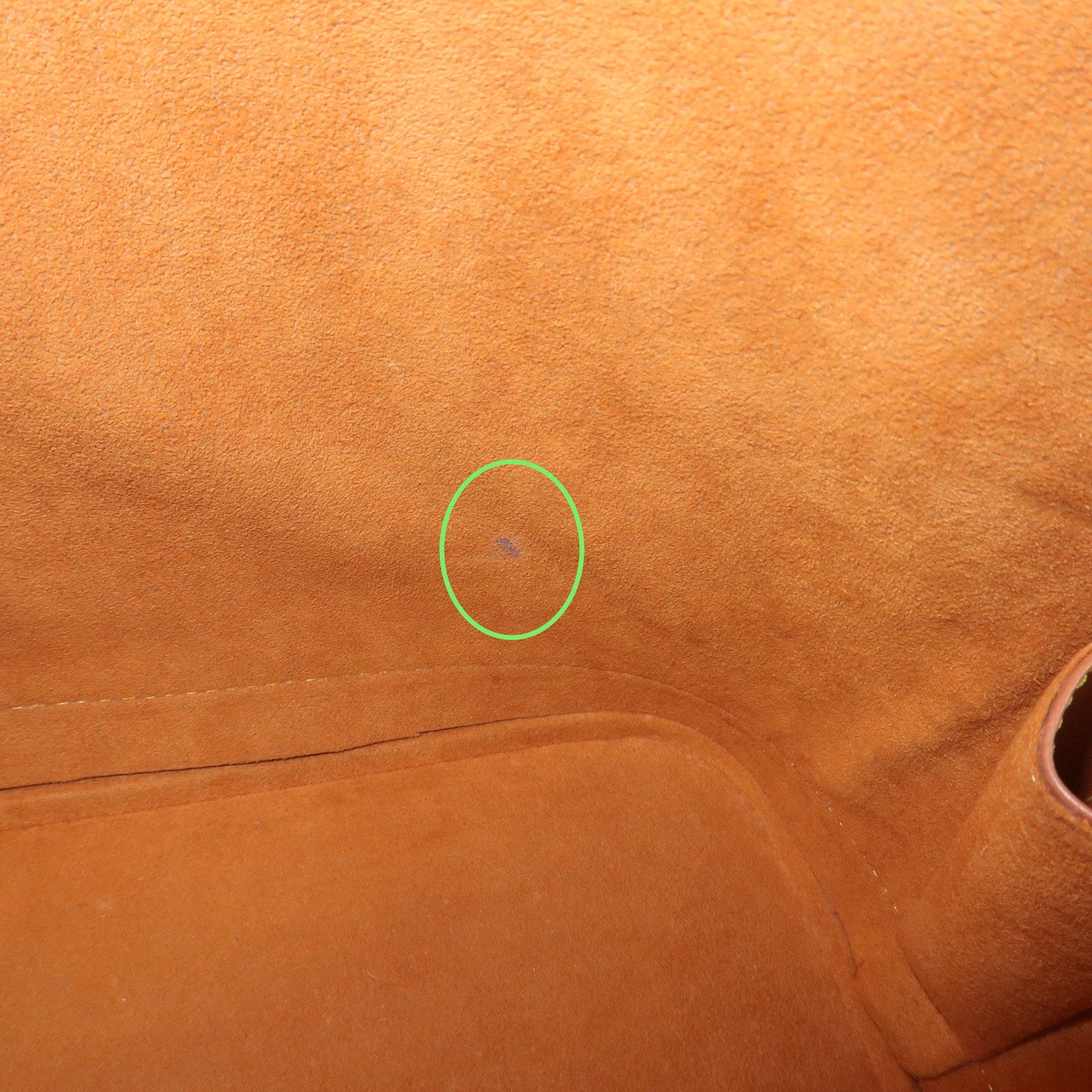 Louis Vuitton Epi Alma Hand Bag Zipang Gold M54148