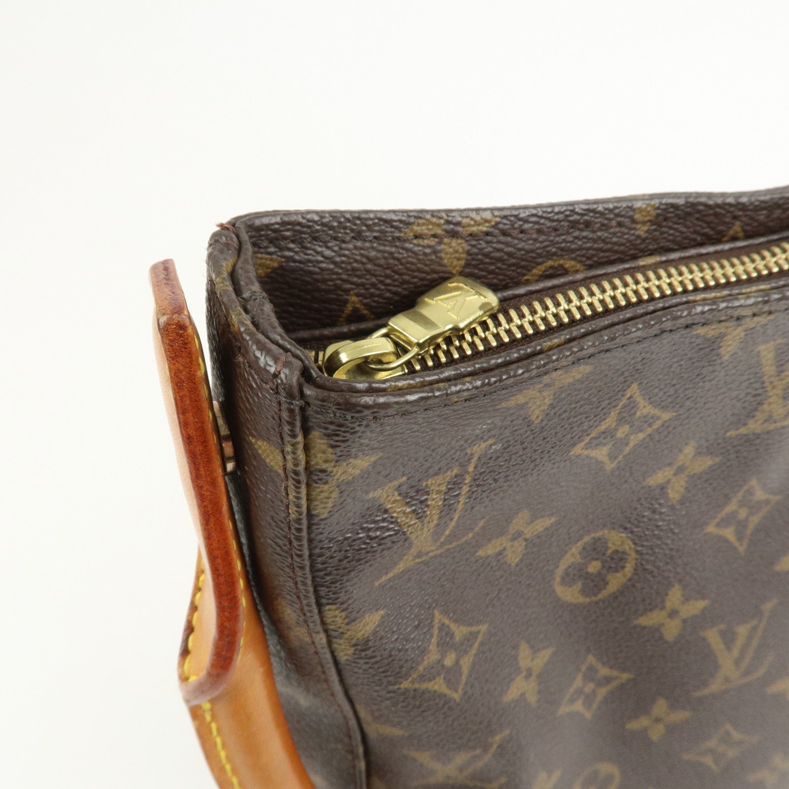 Louis Vuitton Monogram Looping GM Shoulder Bag Brown M51145