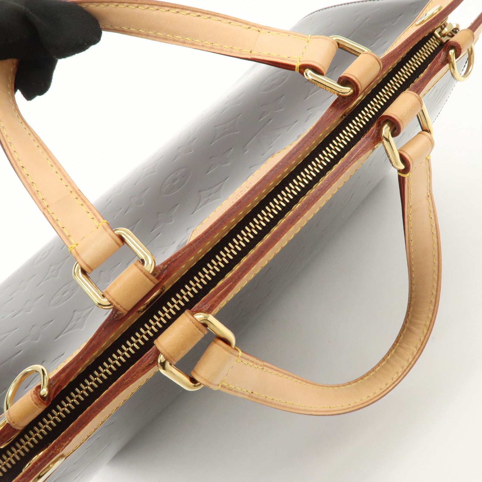 Louis Vuitton Vernis Brea MM 2Way Hand Bag Shoulder Bag Amarante M91619