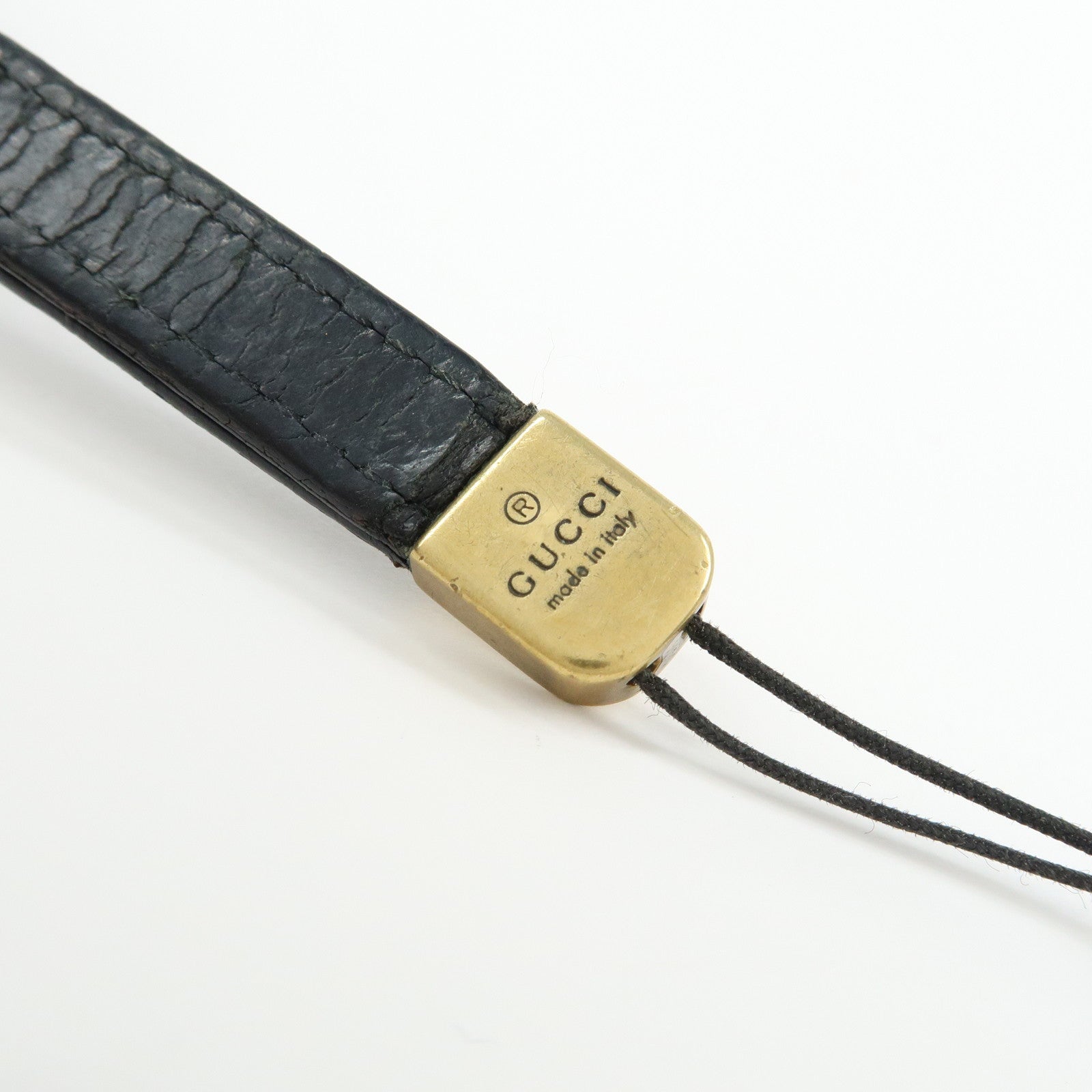 GUCCIS Sherry GG Marmont Set of 2 Metal Canvas Bag Charm 106697