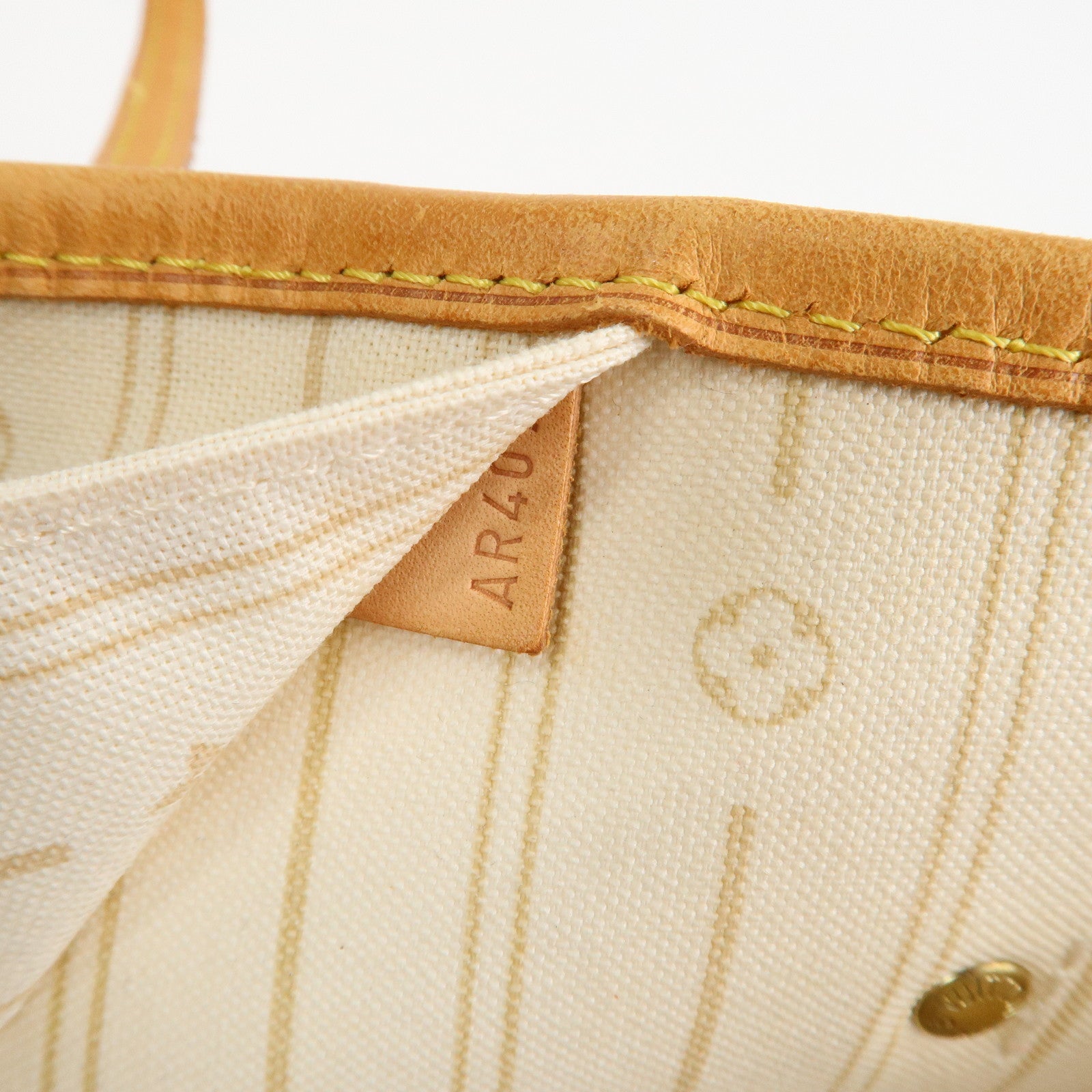 Louis Vuitton Damier Azur Neverfull MM Tote Bag Shoulder Bag N51107