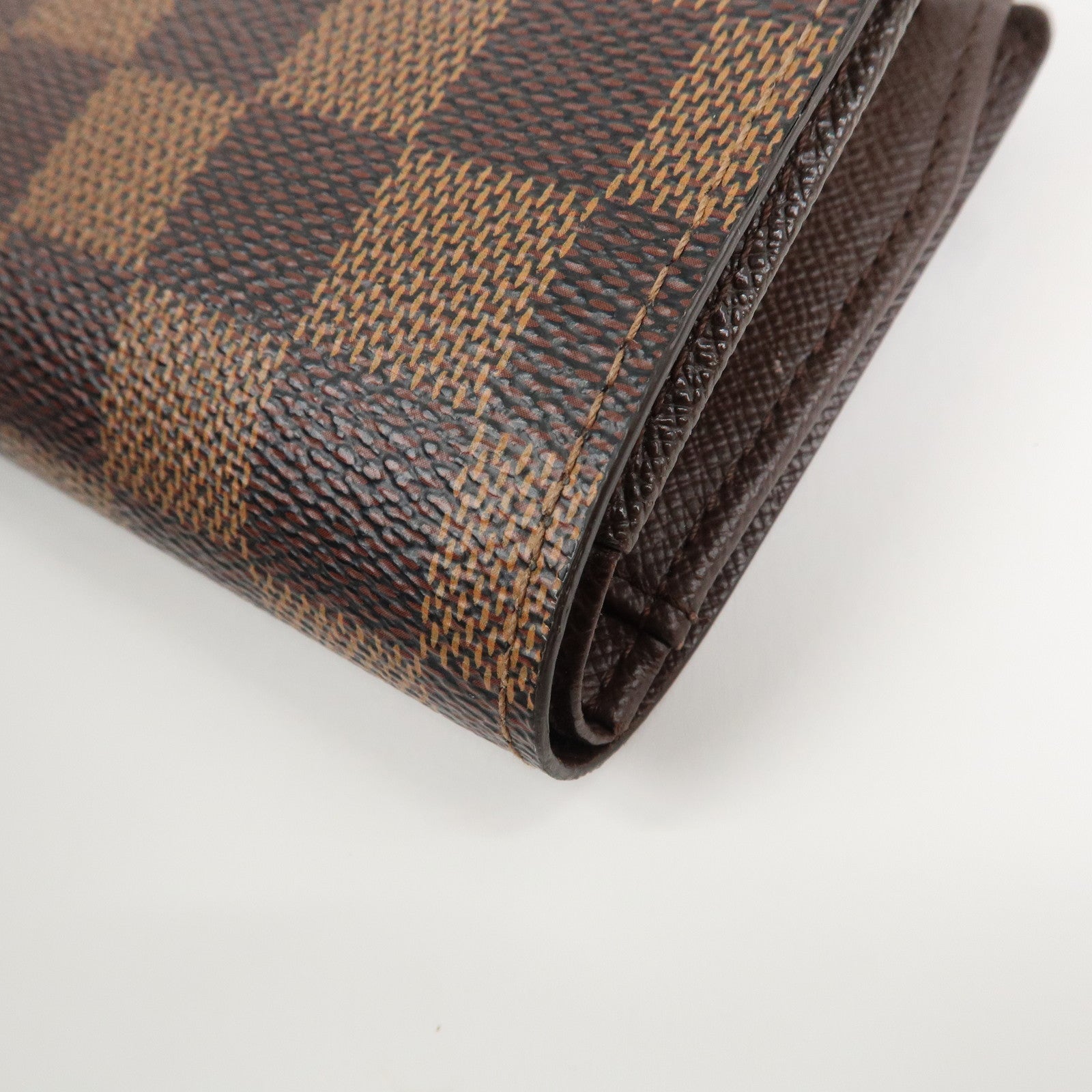 Louis Vuitton Damier Portefeuille Viennois Canvas Bi-fold Wallet Brown N61674