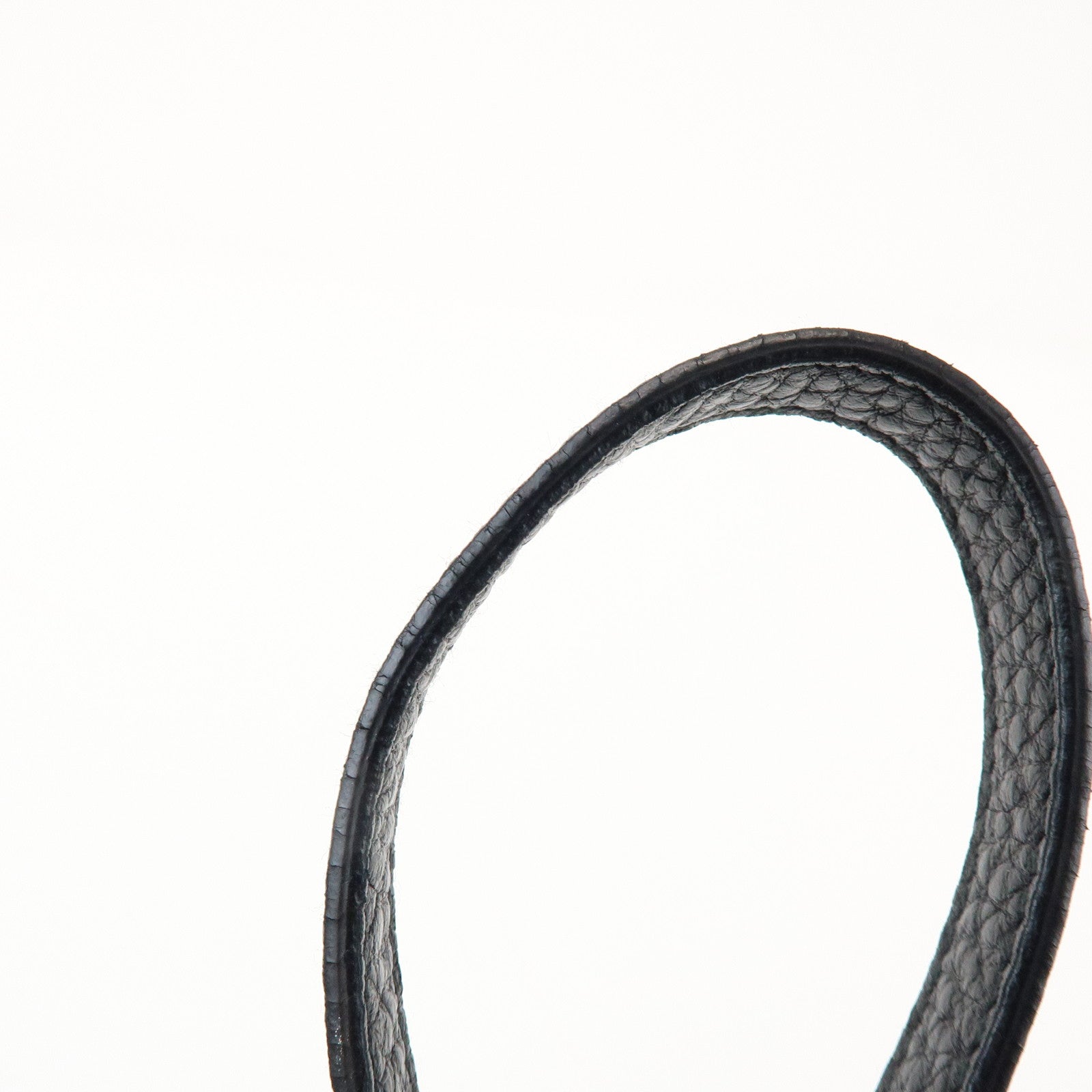 BVLGARI Canvas Leather Shoulder Bag Crossbody Bag Black