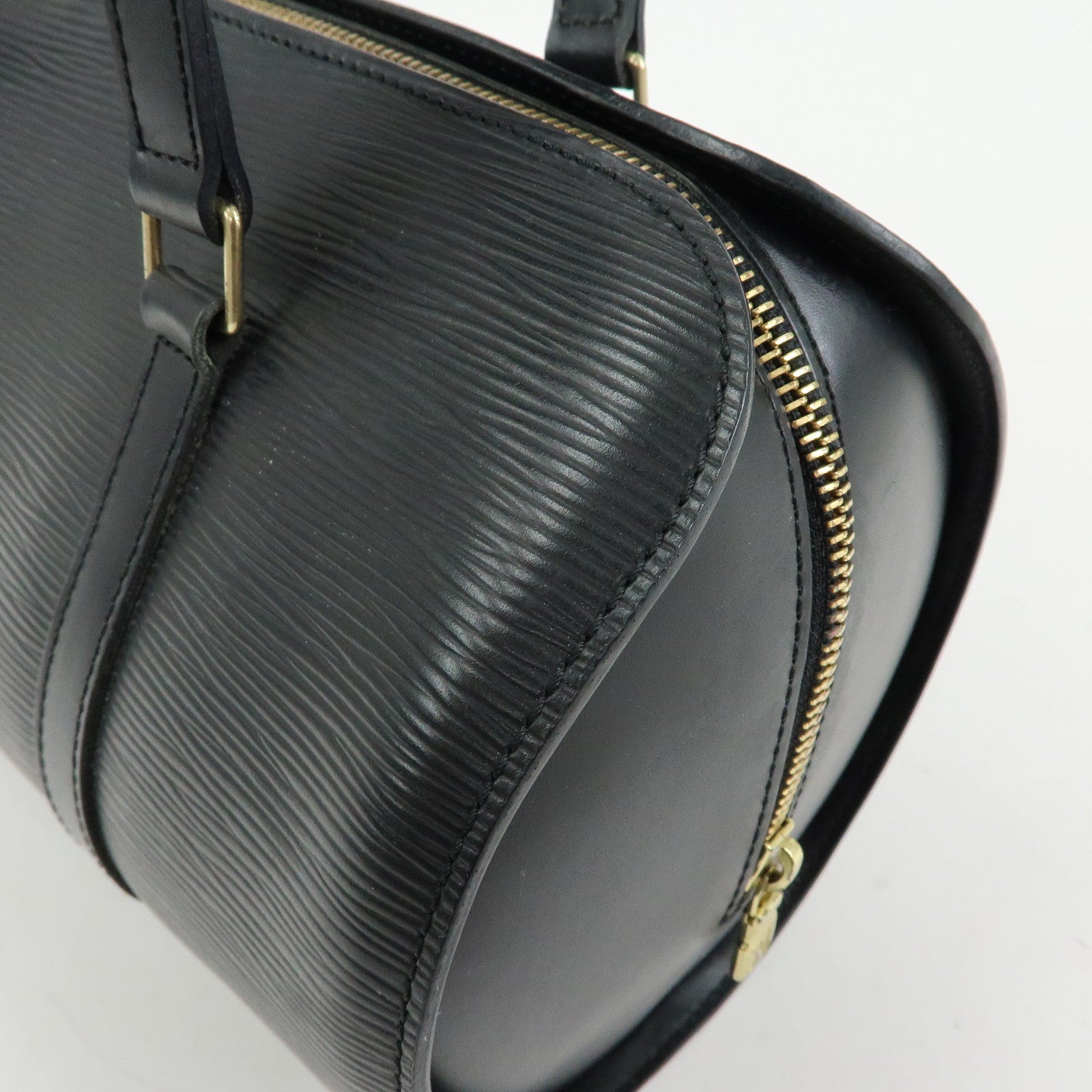 Louis Vuitton Epi Soufflot Leather Shoulder Hand Bag Noir M52222
