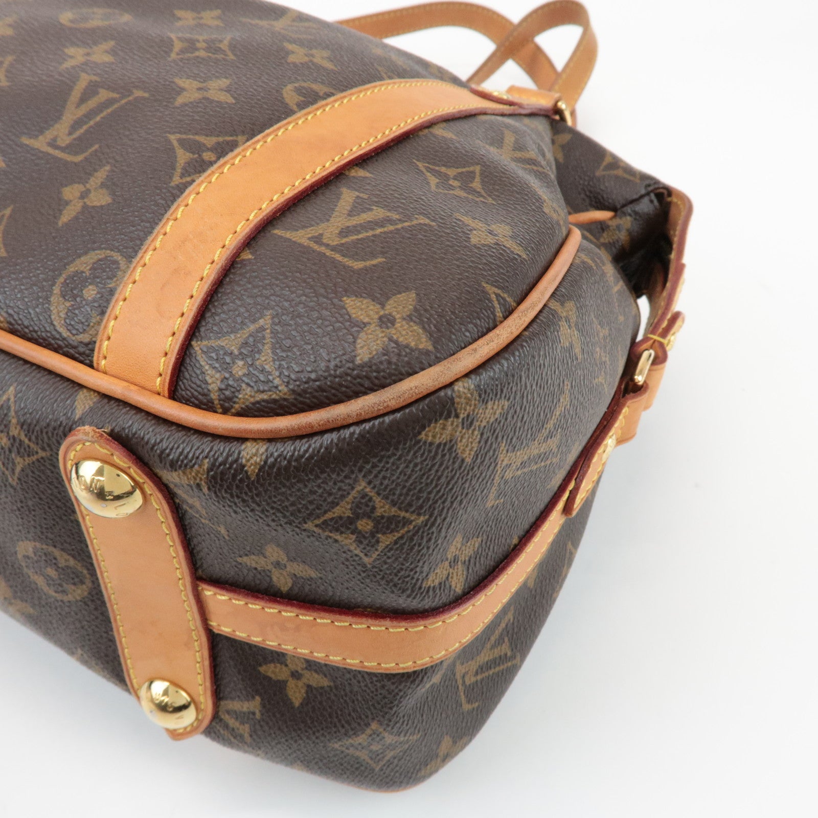 Louis Vuitton Monogram Stresa PM Shoulder Bag Brown M51186