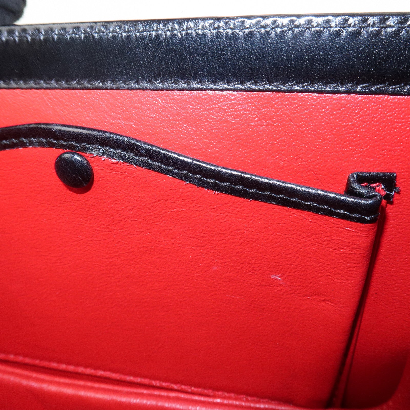 GUCCI Bamboo Leather 2WAY Bag Hand Bag Black 000 2046