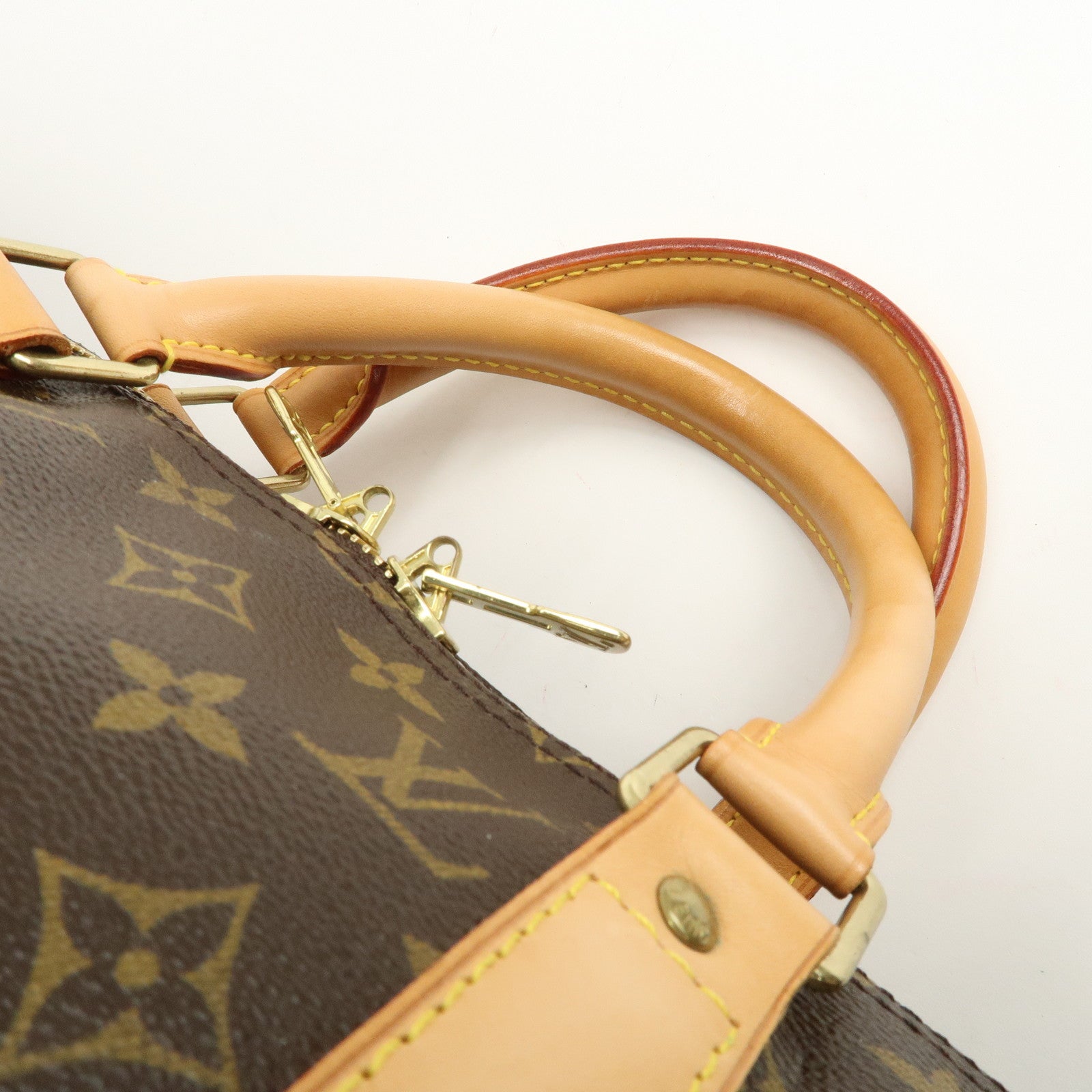 Louis Vuitton Monogram Keep All Bandouliere 50 Boston Bag M41416
