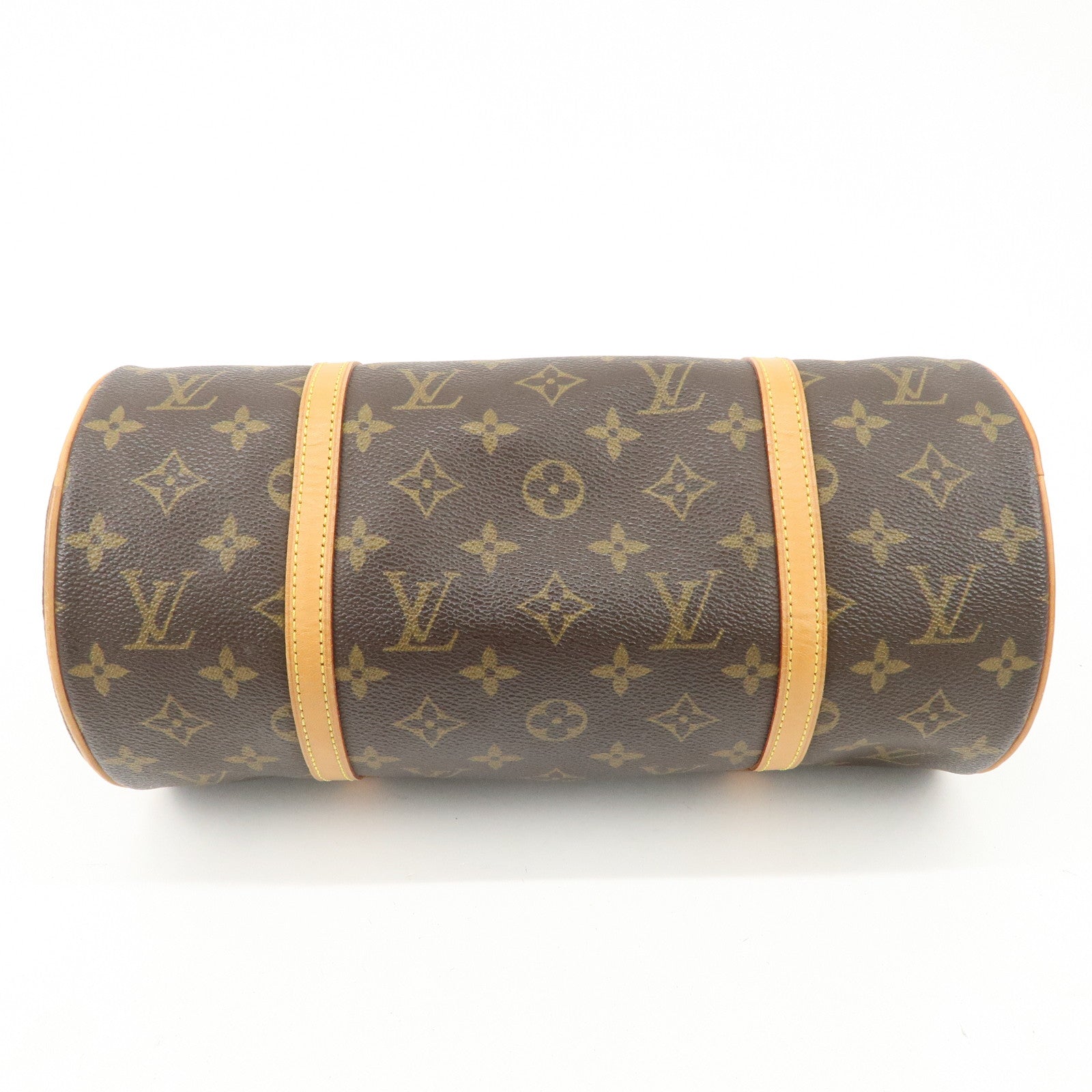 Louis Vuitton Monogram Papillon 30 Hand Bag New Style Brown M51385