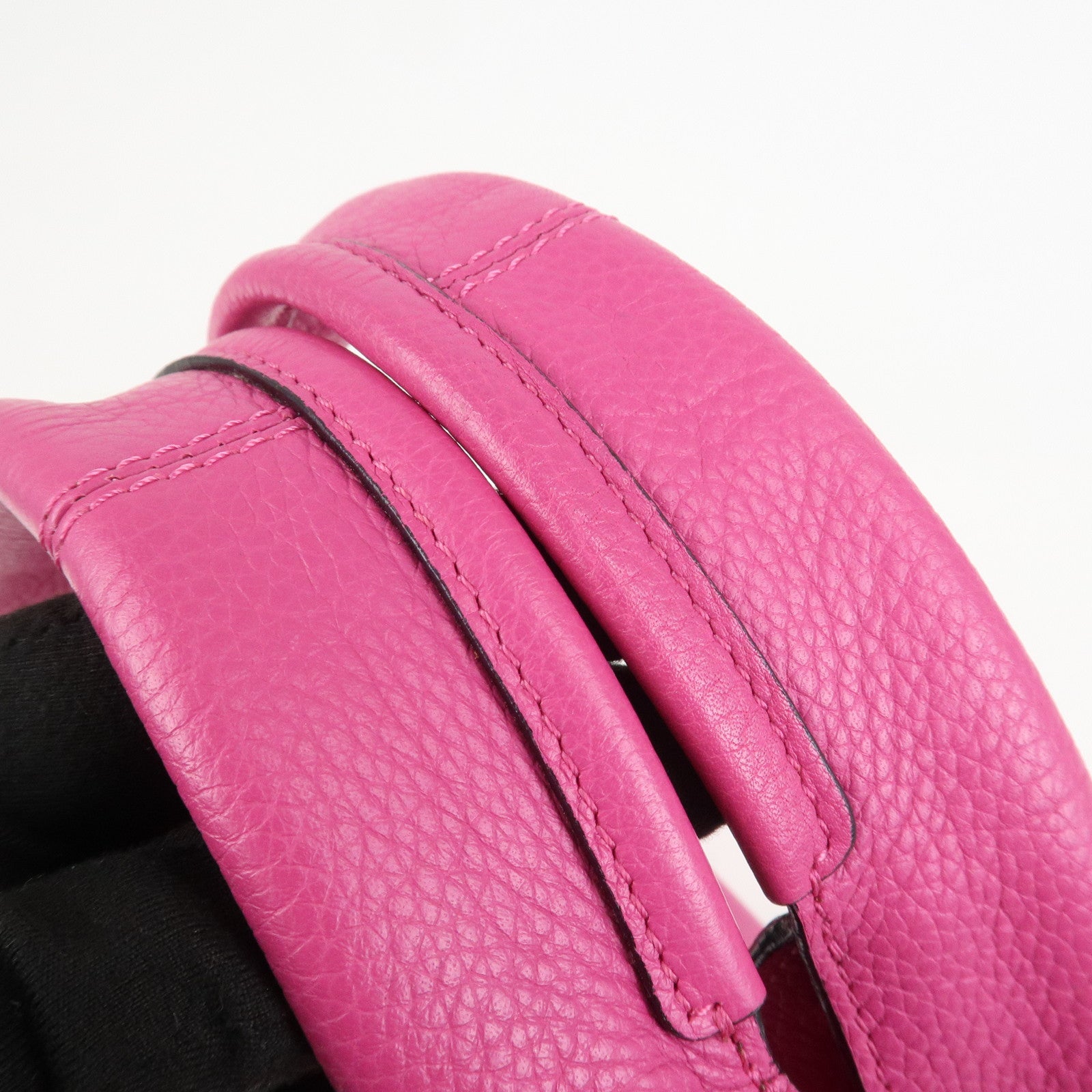 LOEWE Logo Dunas Anagram Leather Hand Bag Shoulder Bag Pink