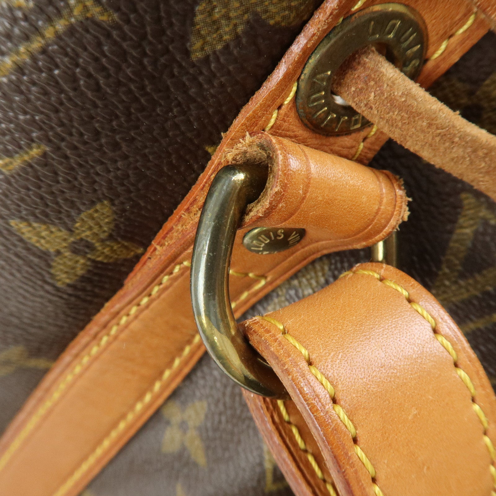 Louis Vuitton Monogram Petit Noe Shoulder Bag Brown M42226