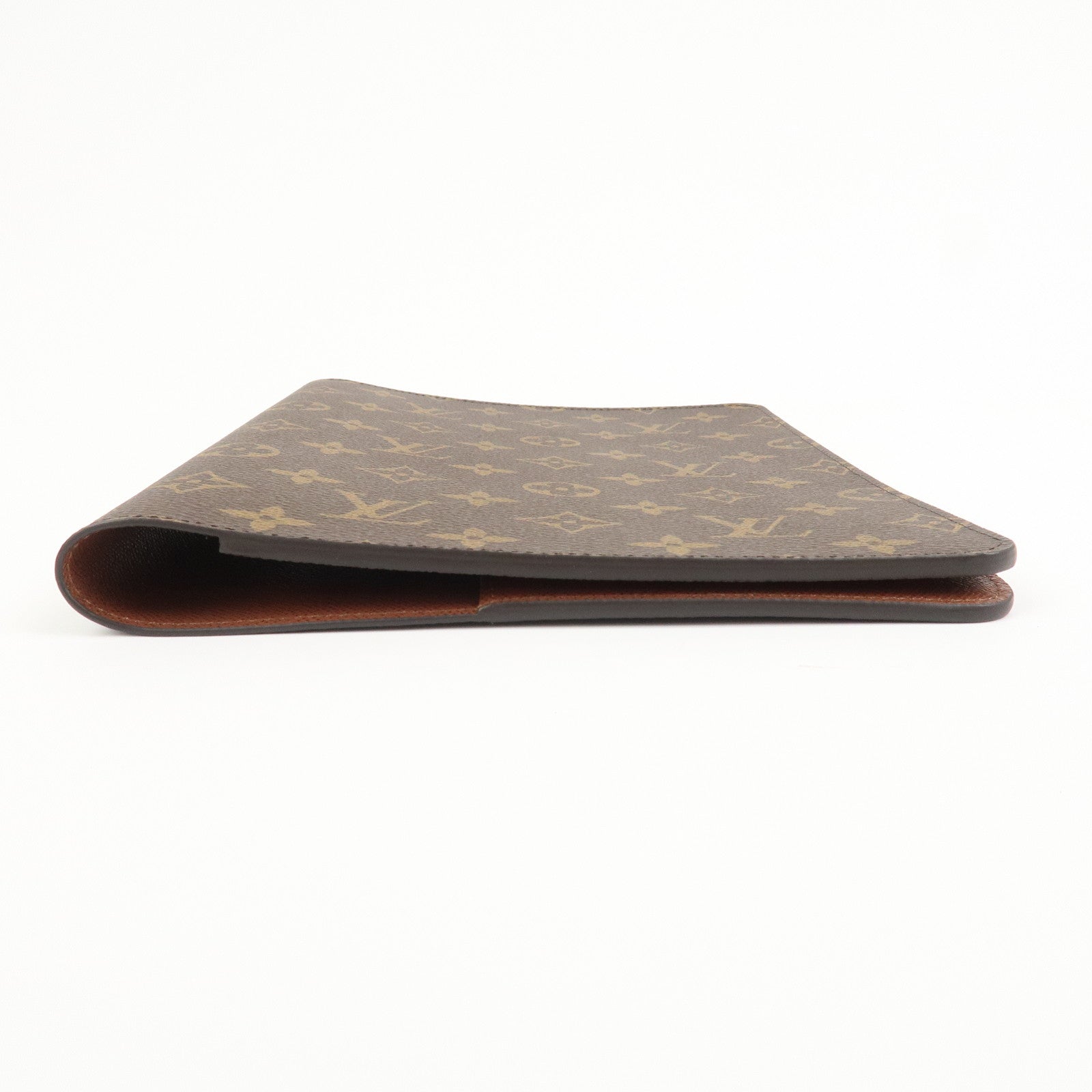 Louis Vuitton Monogram Agenda Bureau Planner Cover Brown R20100