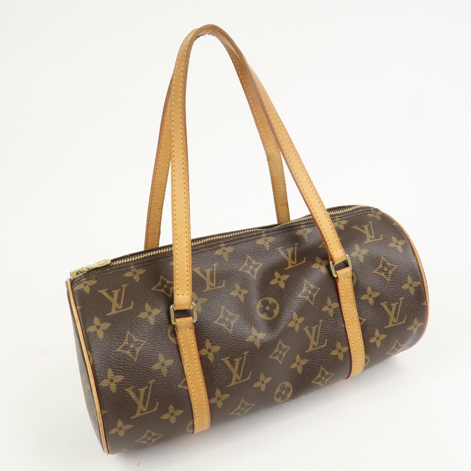 Louis Vuitton Monogram Papillon 30 Hand Bag New Style Brown M51385