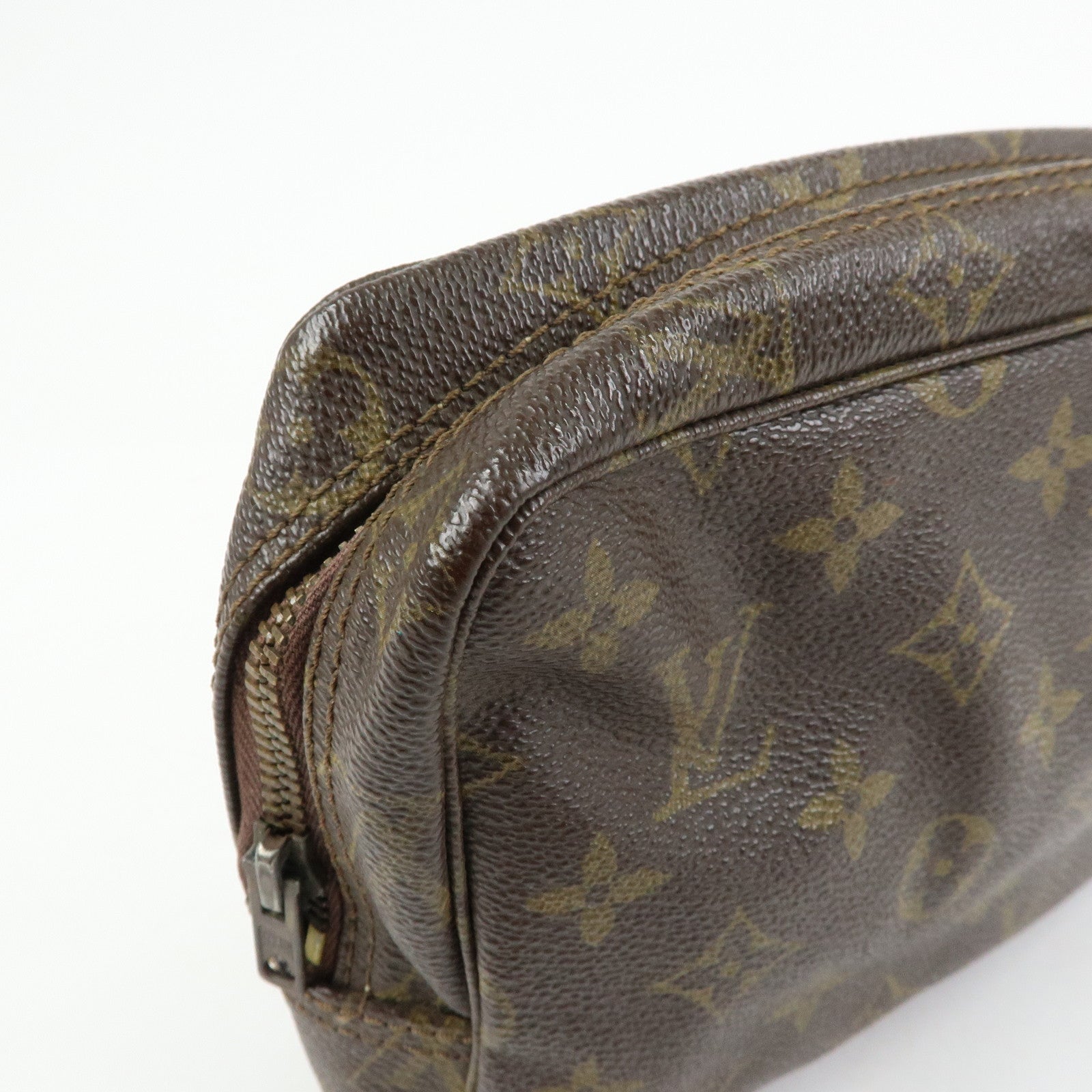 Louis Vuitton Monogram Trousse Toilette 23 Pouch Brown M47524