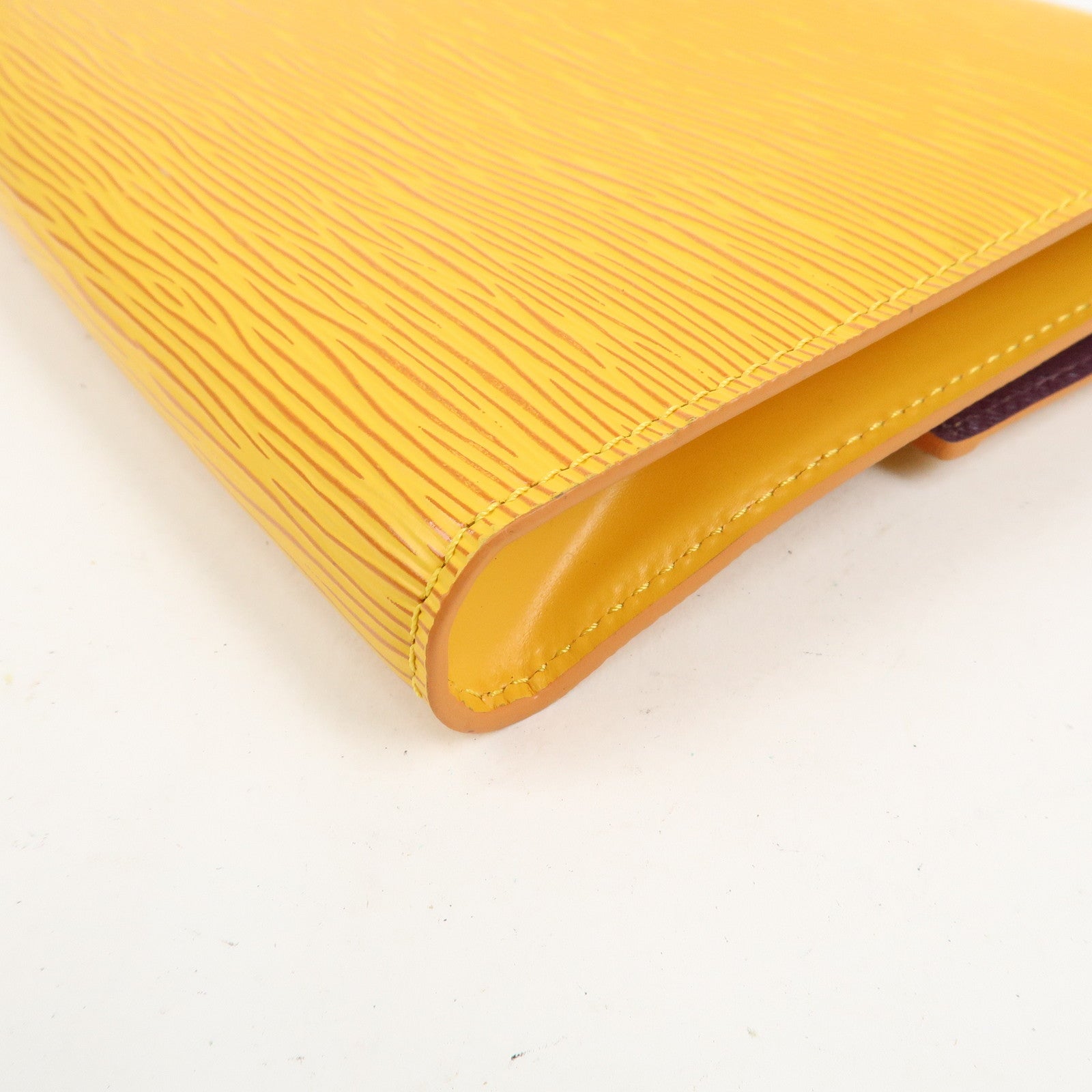 Louis Vuitton Epi Pochette Arche Shoulder Bag Tassili Yellow M52579