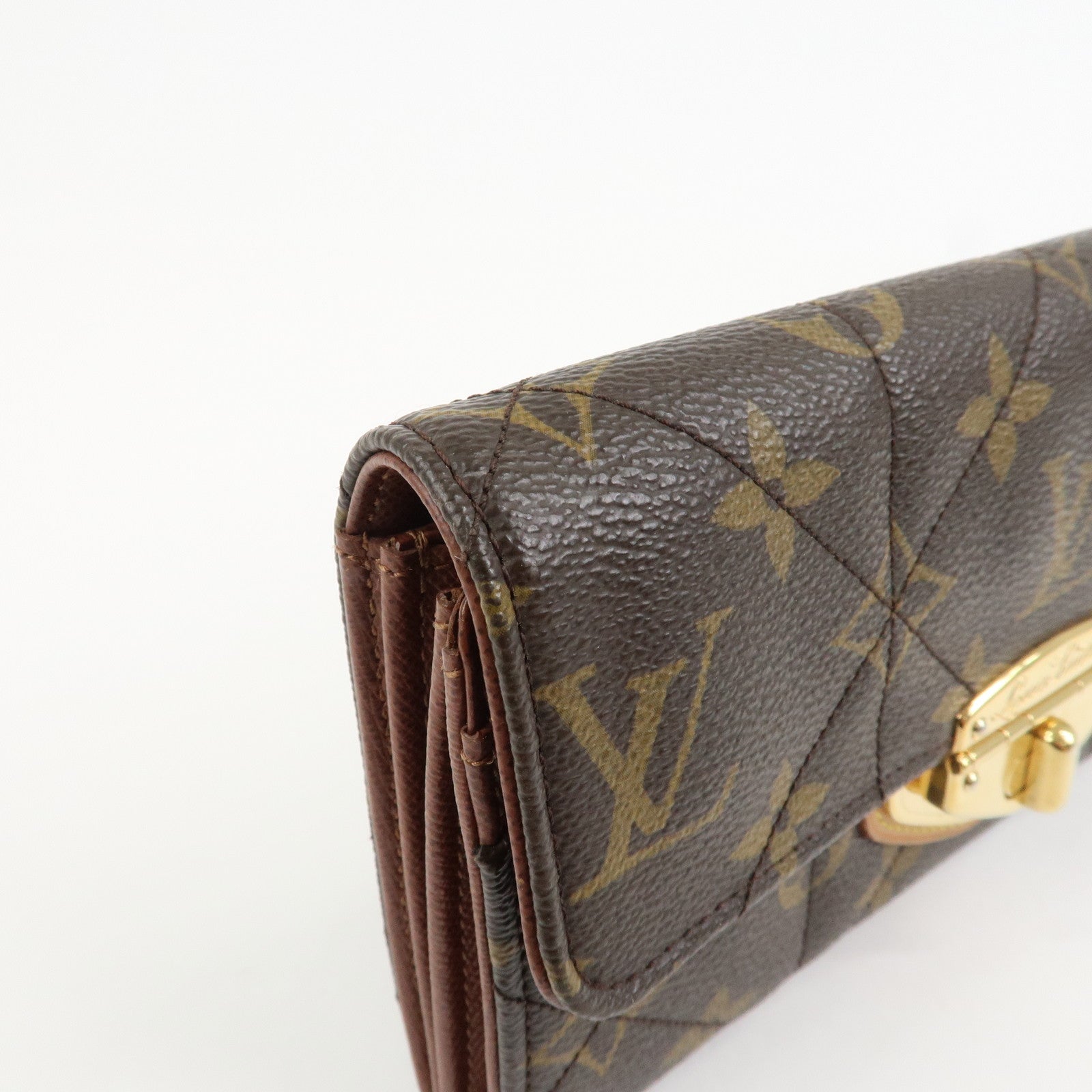 Louis Vuitton Monogram Portefeuille Sarah Etoile Long Wallet Brown M66556