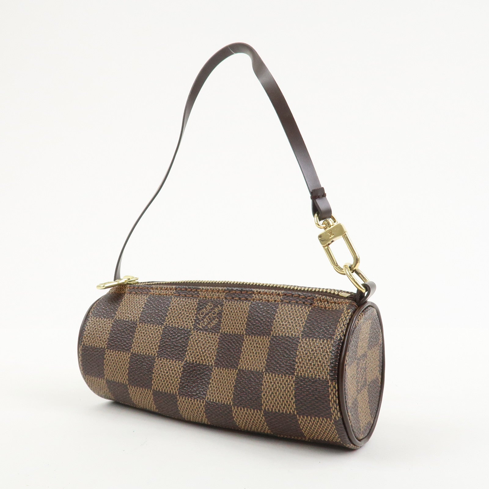 Louis Vuitton Damier Ebene Mini Pouch for Papillon Bag Brown