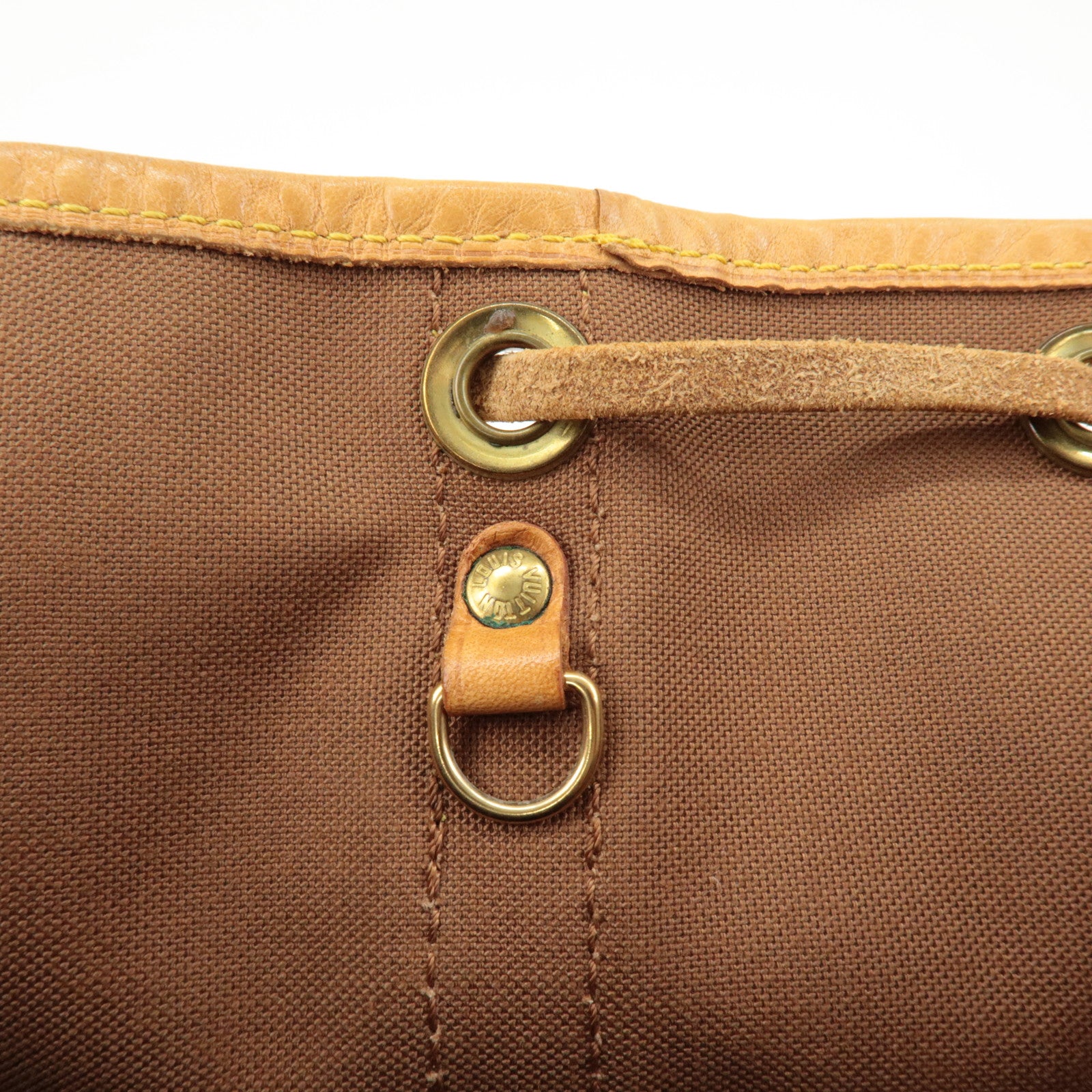 Louis Vuitton Monogram Noe Shoulder Bag Hand Bag Brown M42224 Used