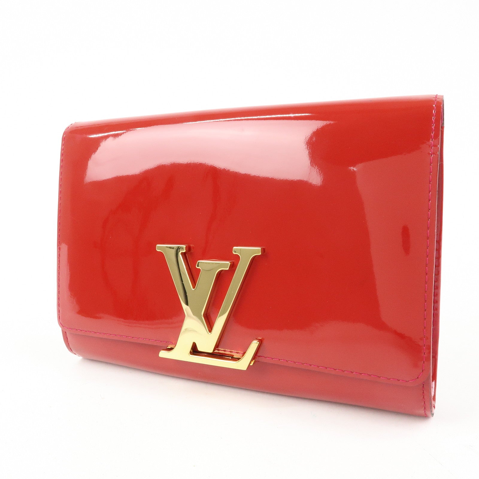 Louis Vuitton Vernis Leather Pochette Louise EW Clutch Bag M94270