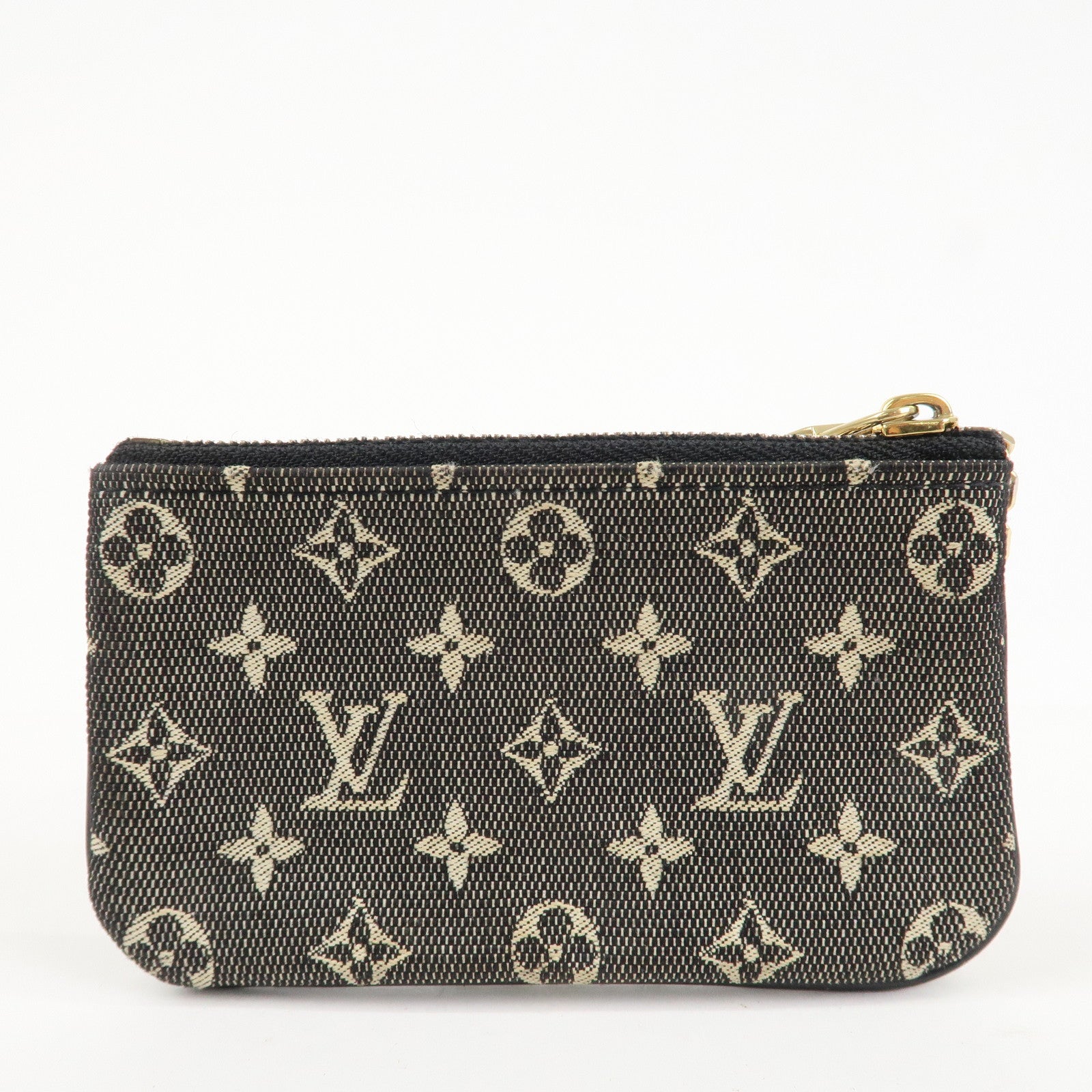 Louis Vuitton Monogram Idylle Canvas Pochette Cle Coin Case M62995 Used
