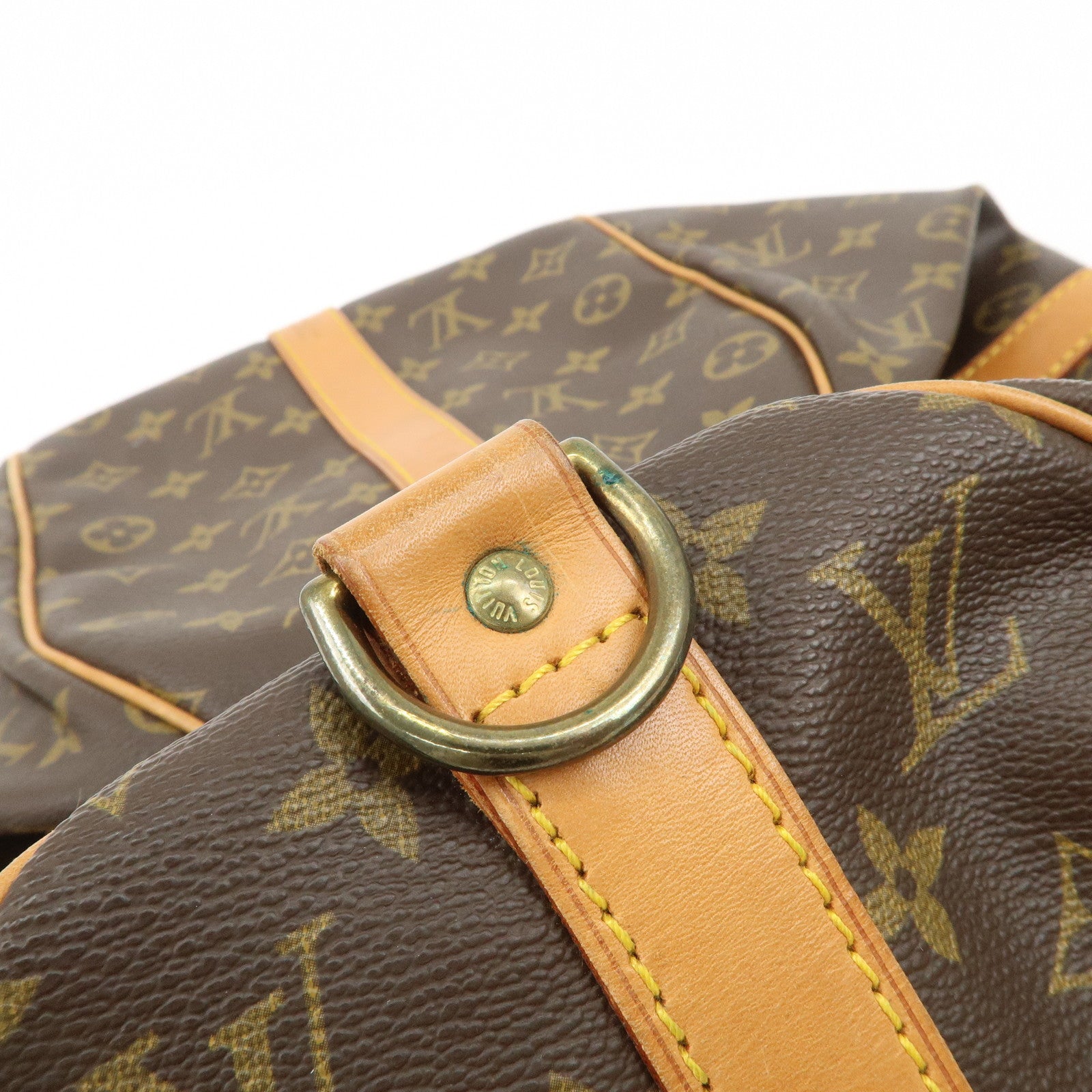 Louis Vuitton Monogram Keep All Bandouliere 45 Boston Bag M41418