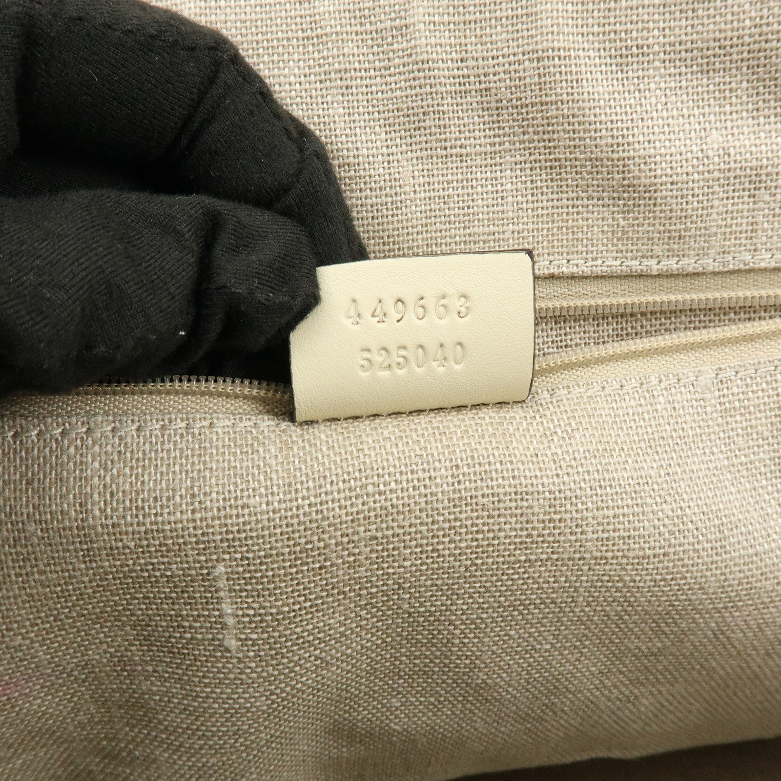 GUCCI Microguccissima Leather 2Way Bag Hand Bag Ivory 449663