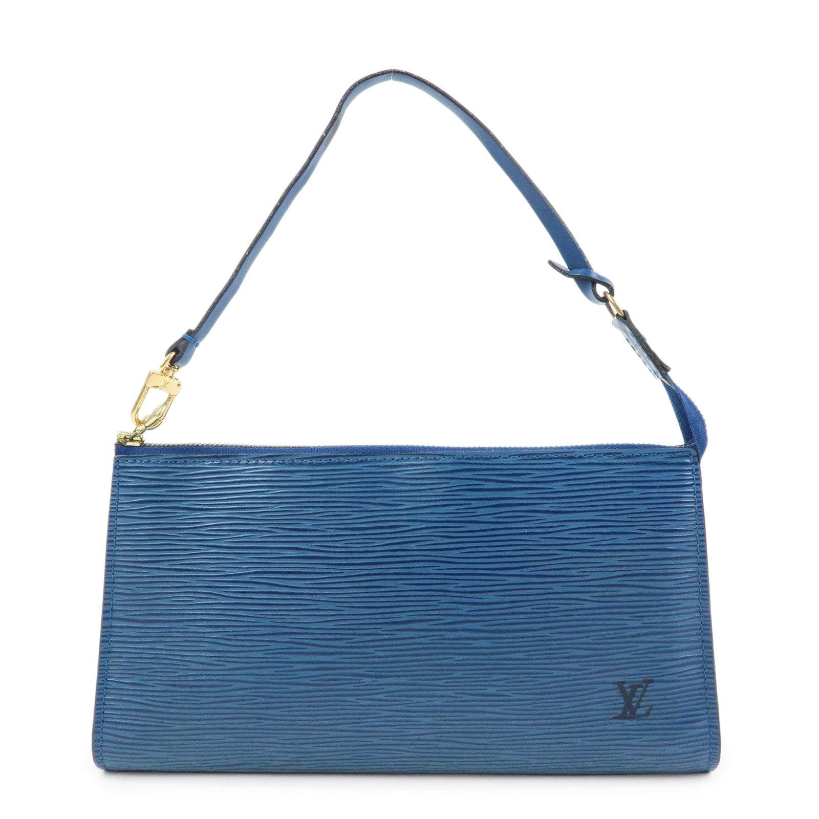 Louis Vuitton Epi Pochette Accessoires Pouch Toledo Blue M52945