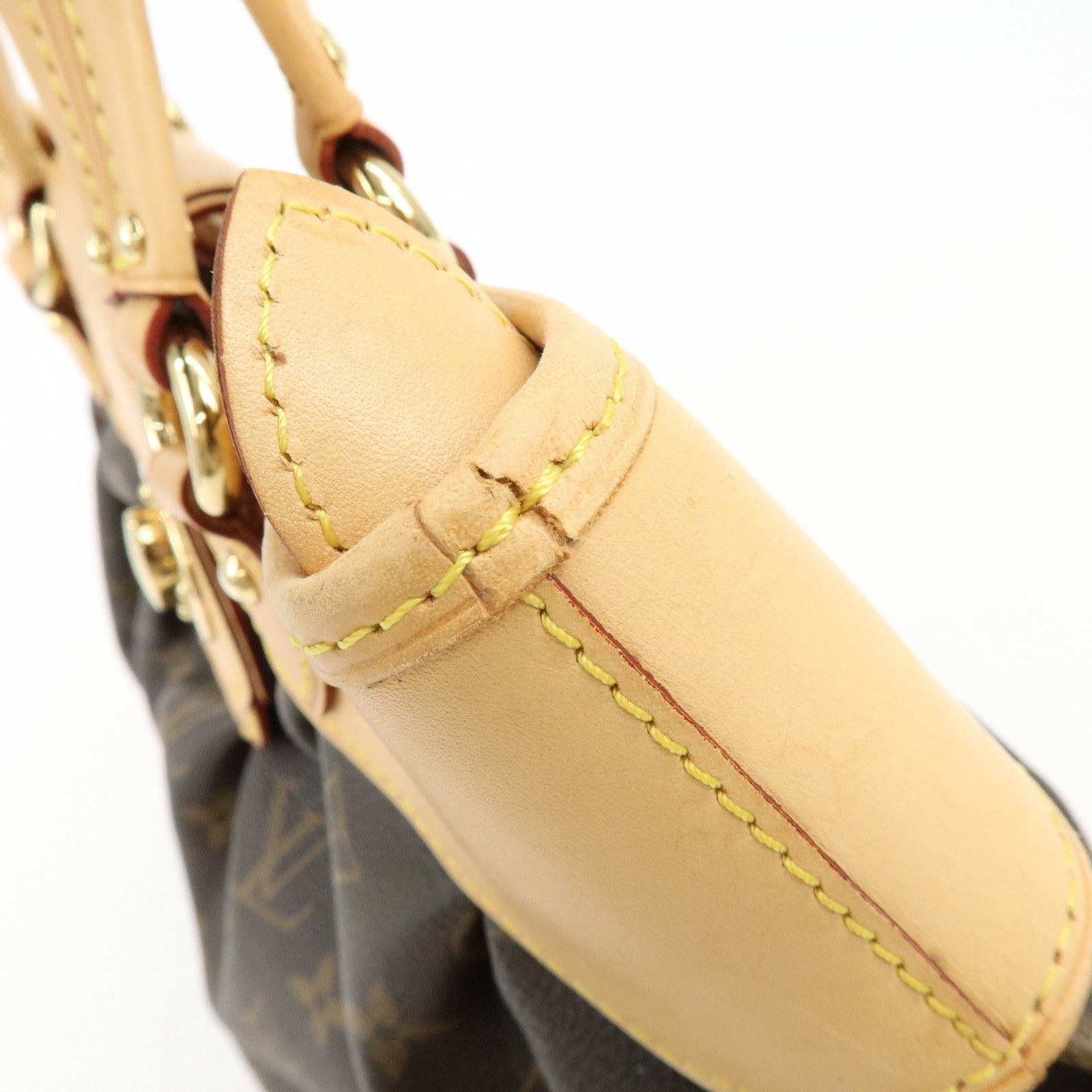 Louis Vuitton Monogram Boetie PM Hand Bag Brown M45715