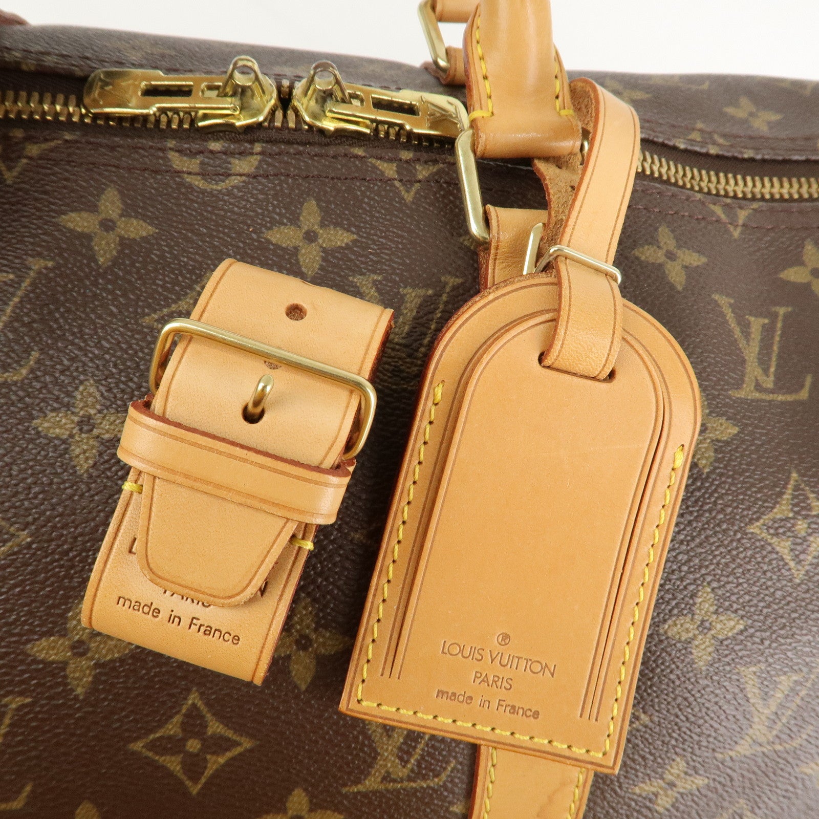 Louis Vuitton Monogram Keep All 50 Bandouliere Boston Bag M41416