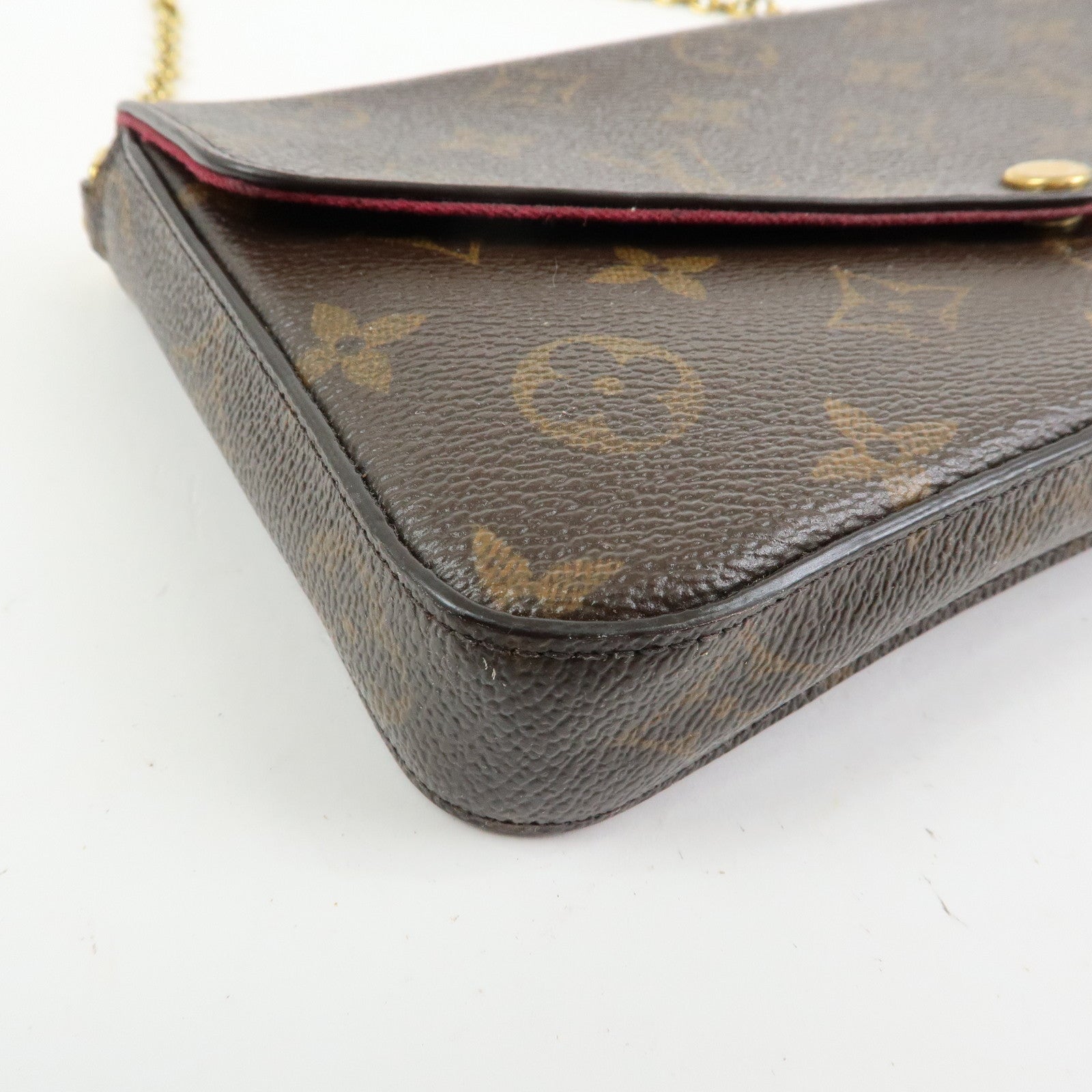 Louis Vuitton Monogram Pochette Felicie Shoulder Bag Brown M61276