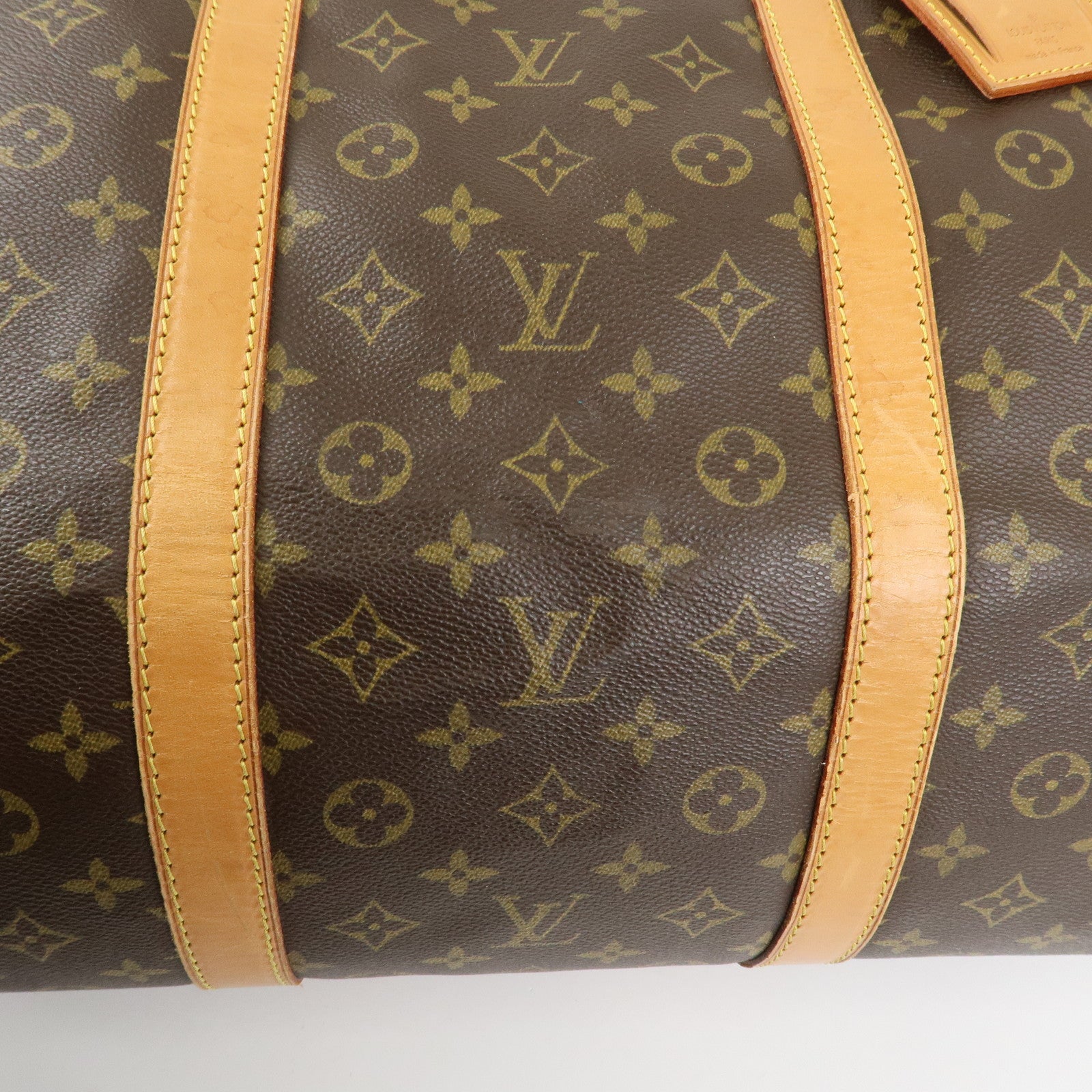 Louis Vuitton Monogram Keep All Bandouliere 60 Boston Bag M41412