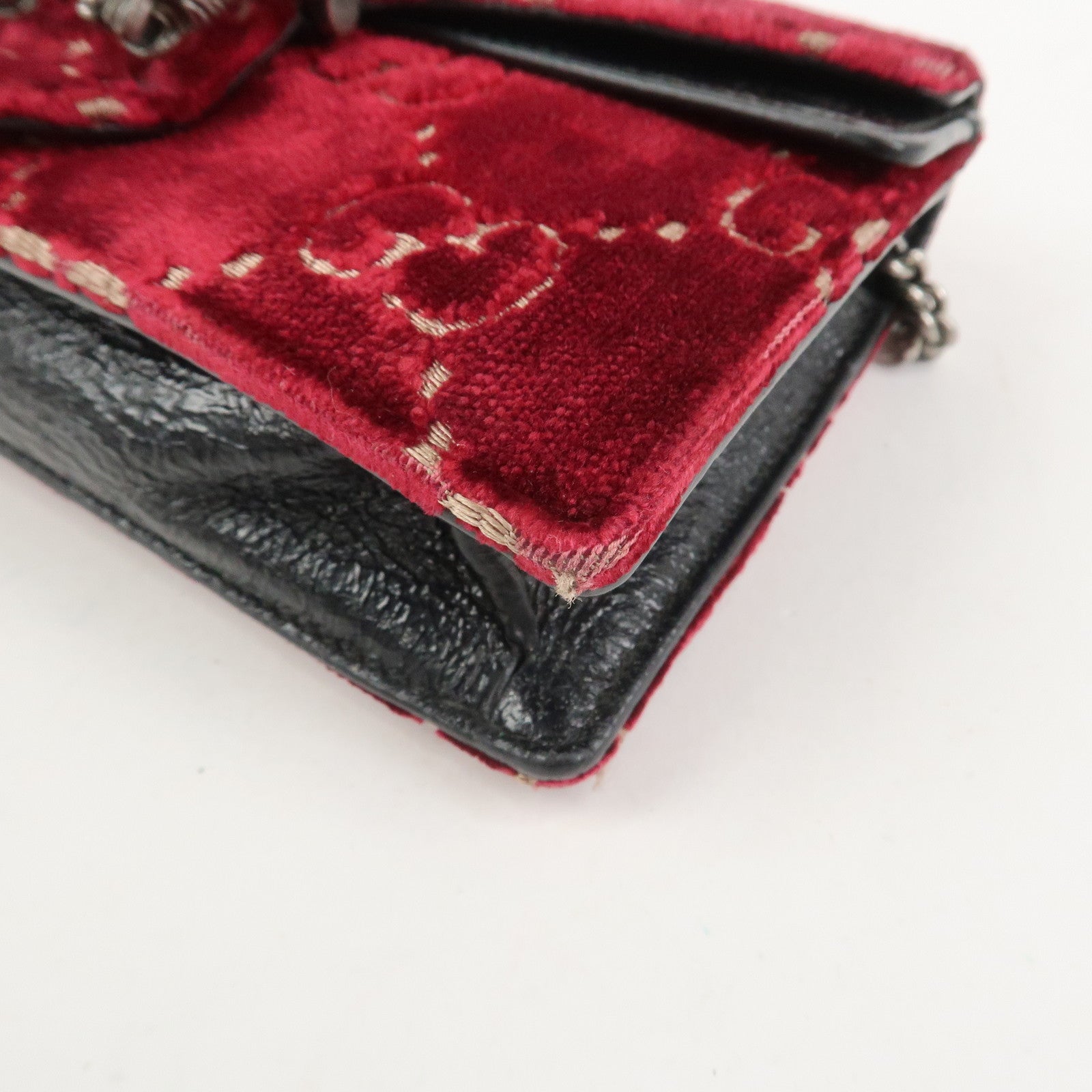 GUCCI Dionysus Super Mini Bag Leather Chain Shoulder Bag 476432