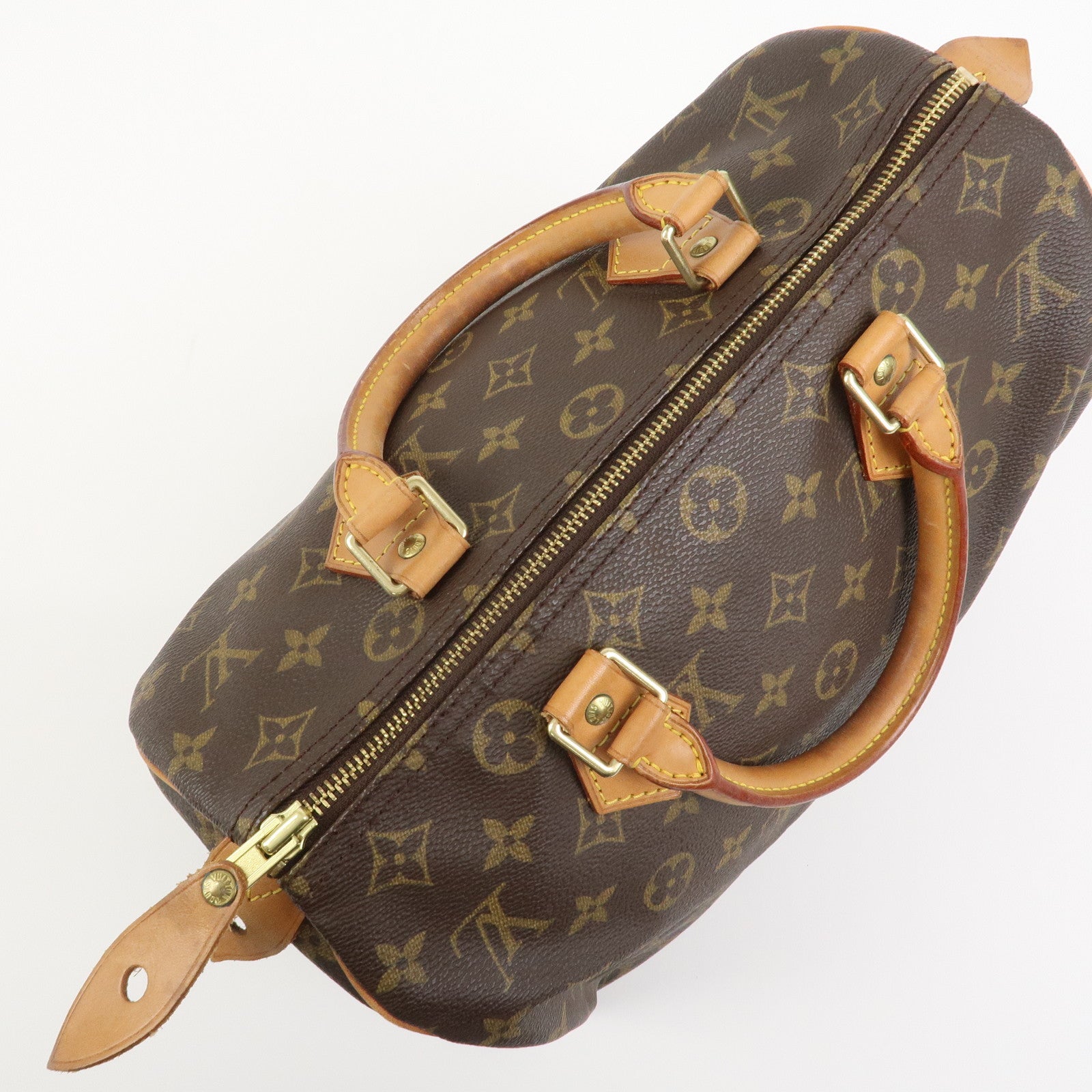 Louis Vuitton Monogram Speedy 30 Boston Bag Hand Bag Brown M41526