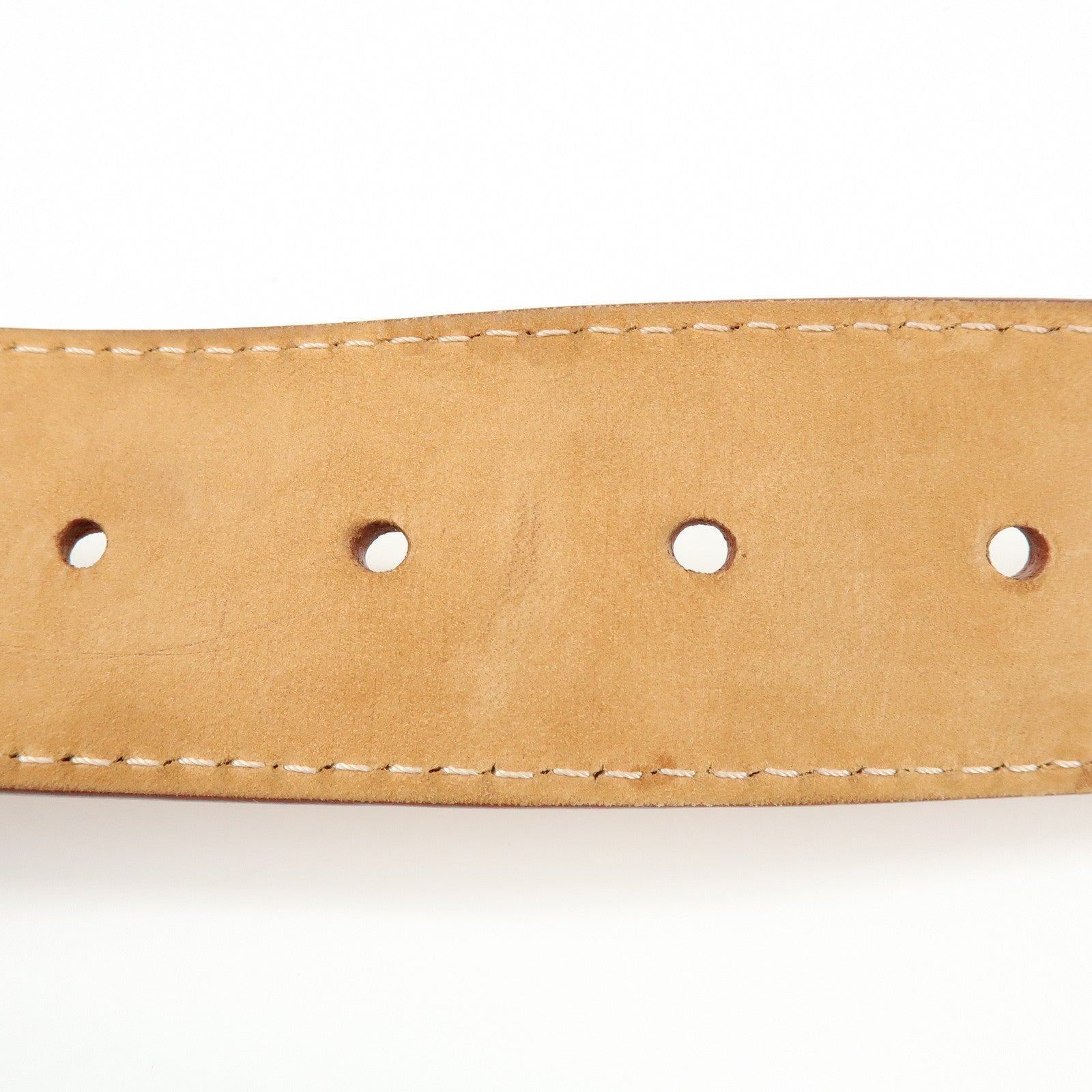 Louis Vuitton Monogram Ceinture Perforee Belt 90/36 Brown M6939